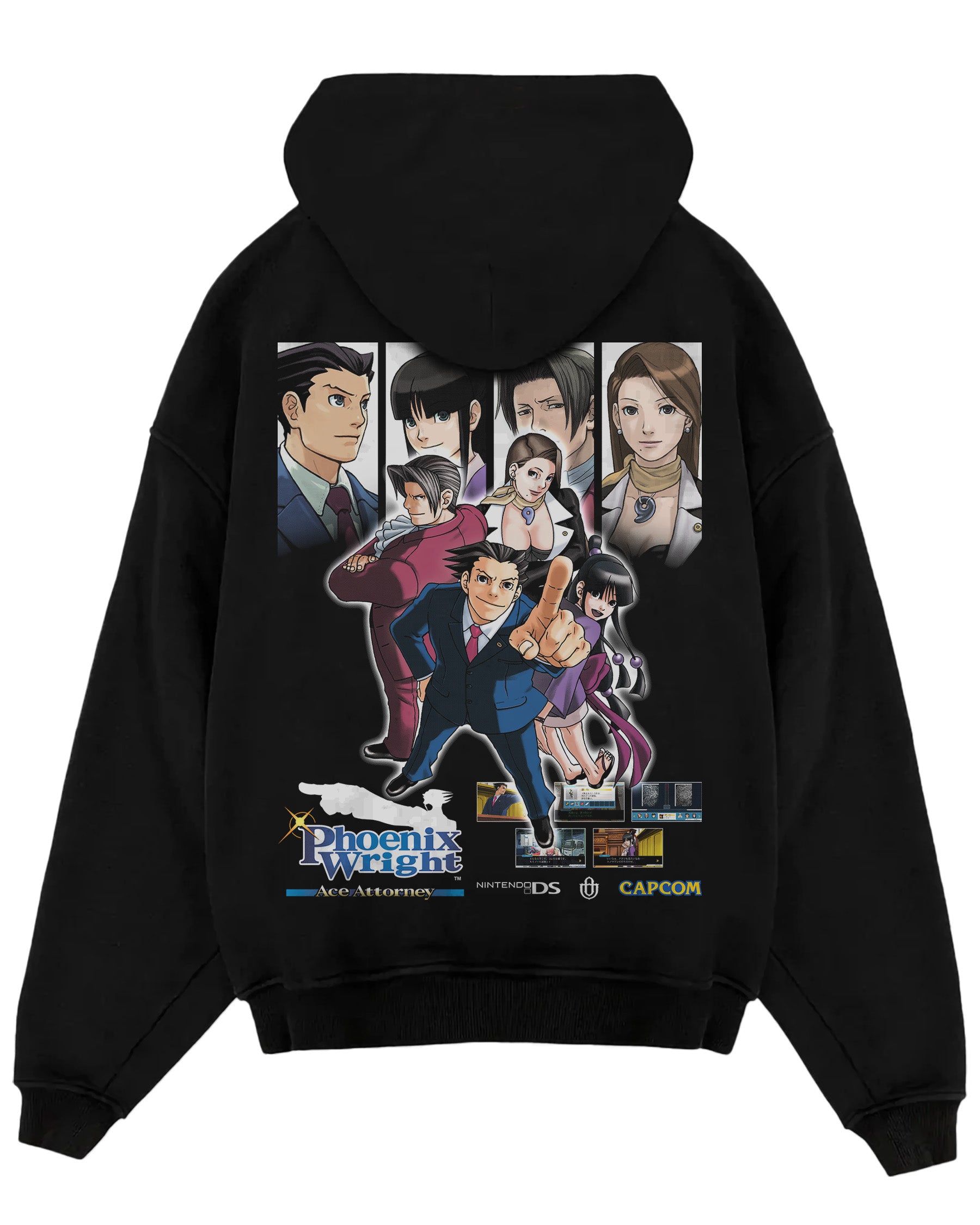 Video Games 'Phoenix Wright: Ace Attorney' Oversized Hoodie