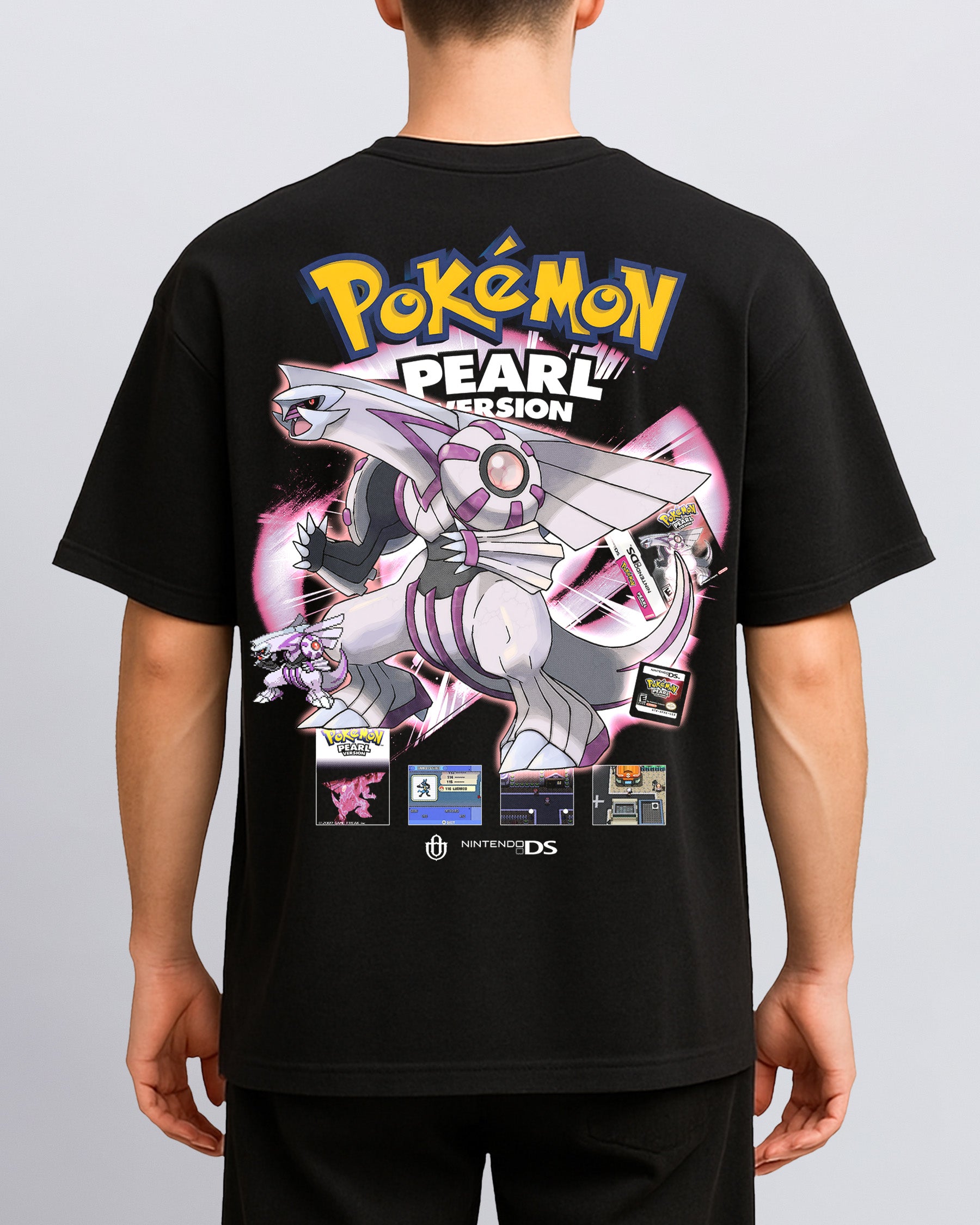 Video Games 'PKMN Pearl Version' Back T-Shirt