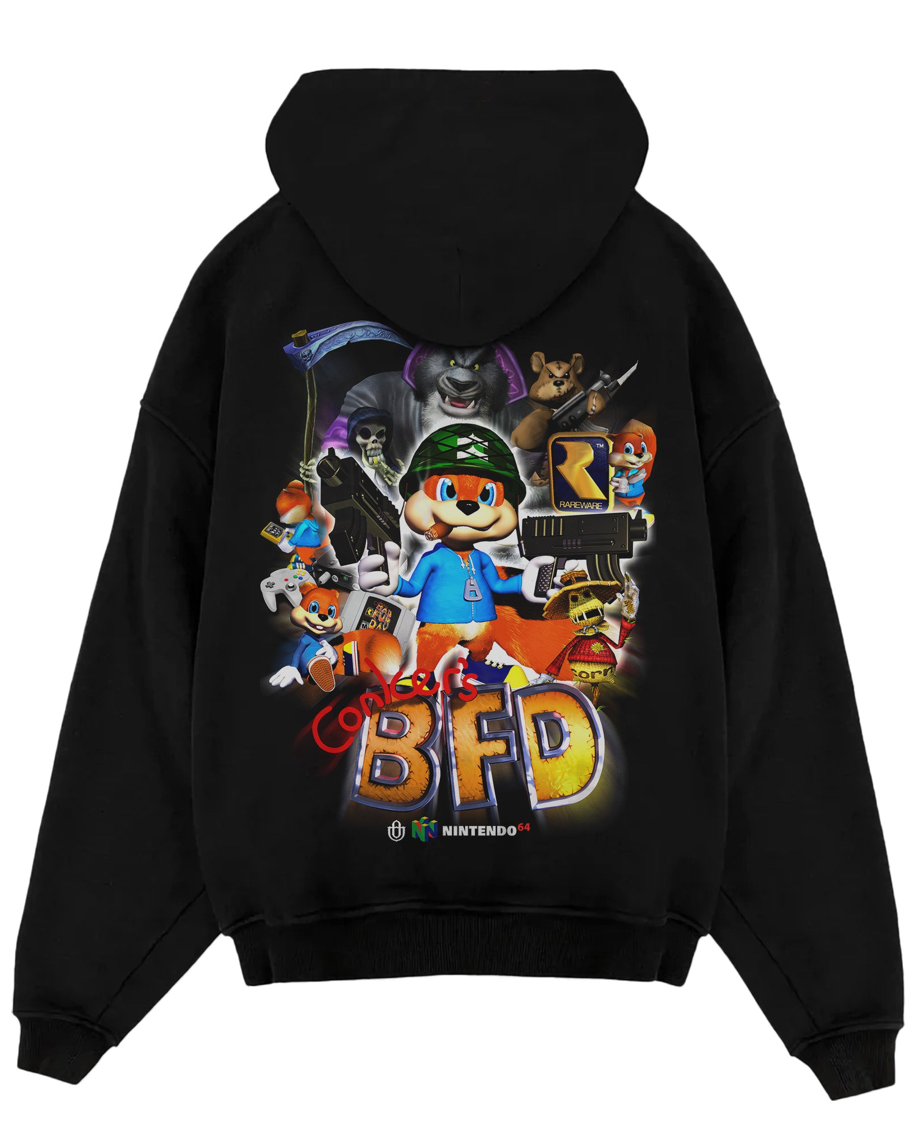 Video Games 'Conker's Bad Fur Day' Oversized Hoodie