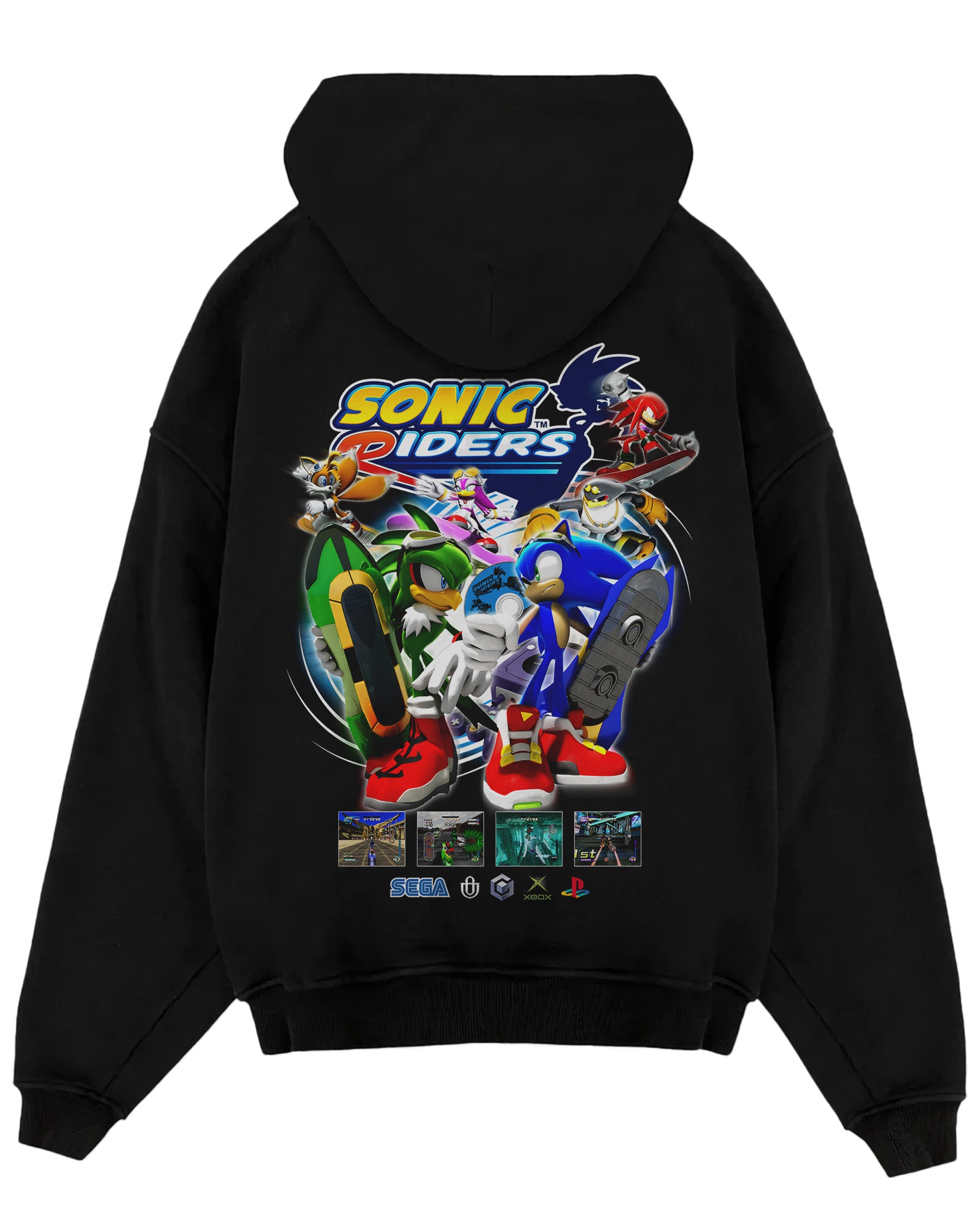 Video Games 'Sonic Riders' Oversized Hoodie