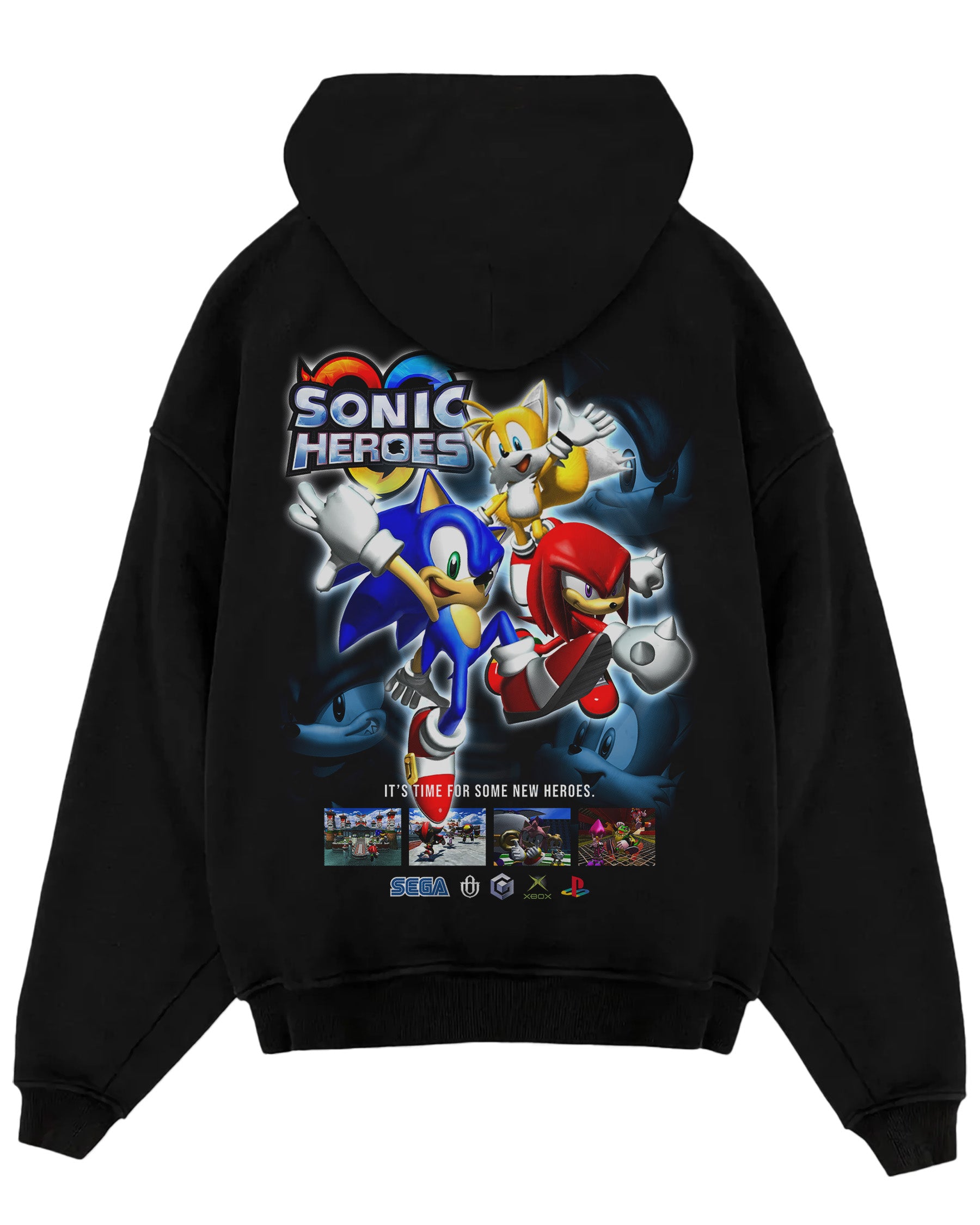Video Games 'Sonic Heroes' Oversized Hoodie