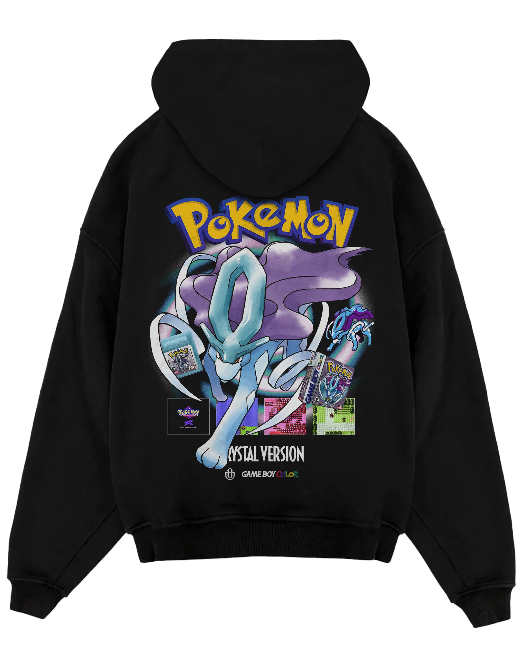 Video Games 'Pokemon Crystal Version' Oversized Hoodie