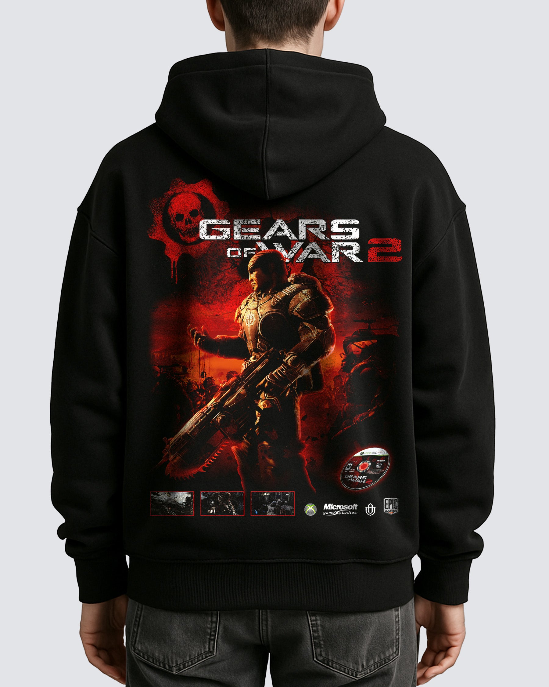 Video Games 'Gears of War 2' Oversized Hoodie