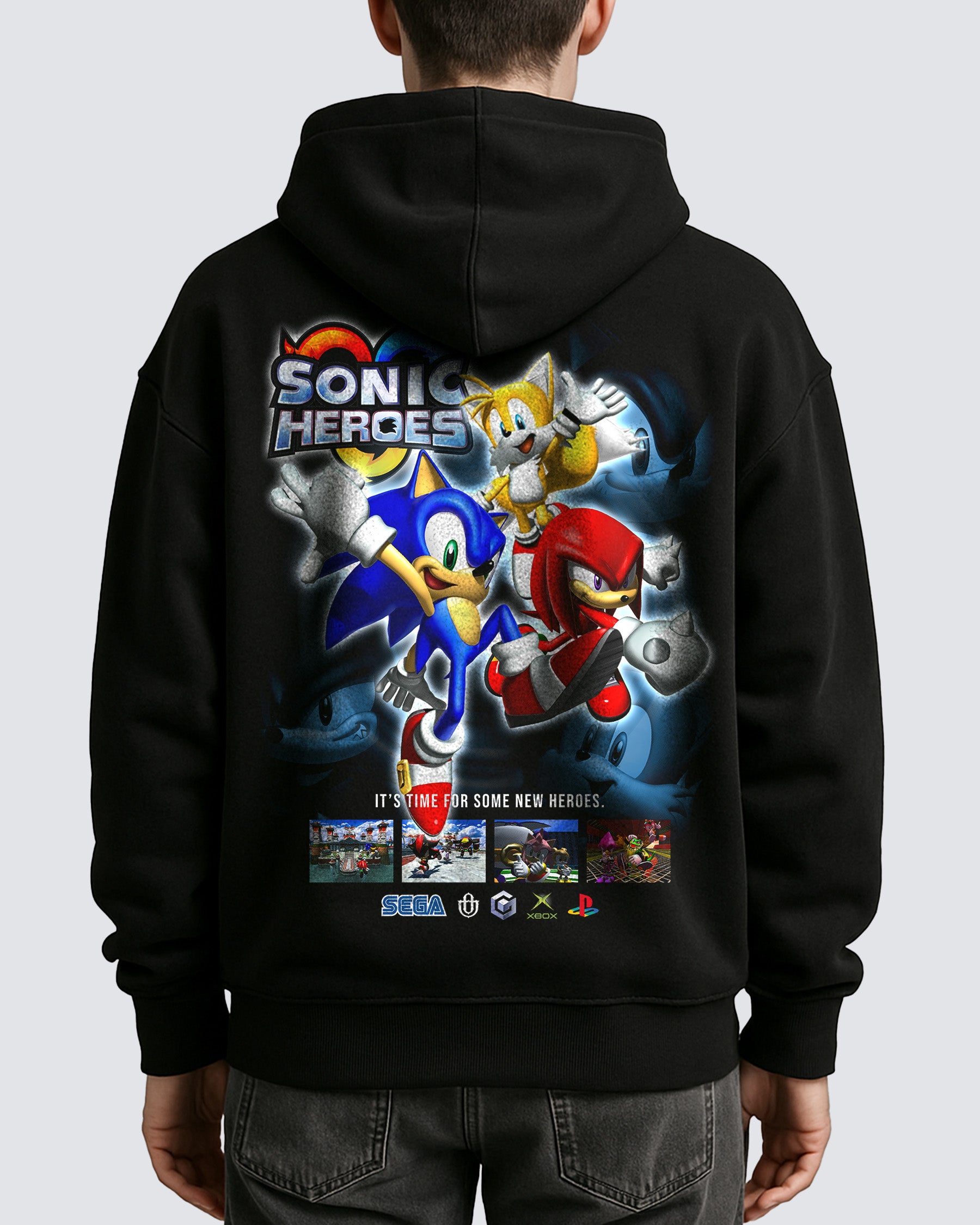 Video Games 'Sonic Heroes' Oversized Hoodie