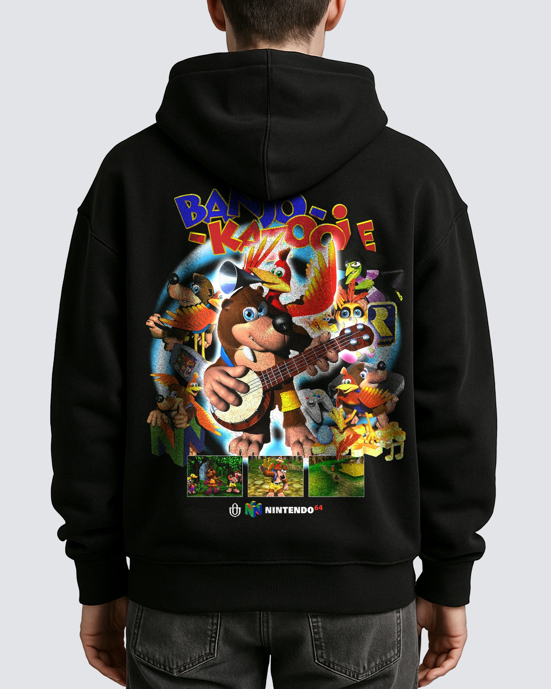 Video Games 'Banjo Kazooie v1' Oversized Hoodie
