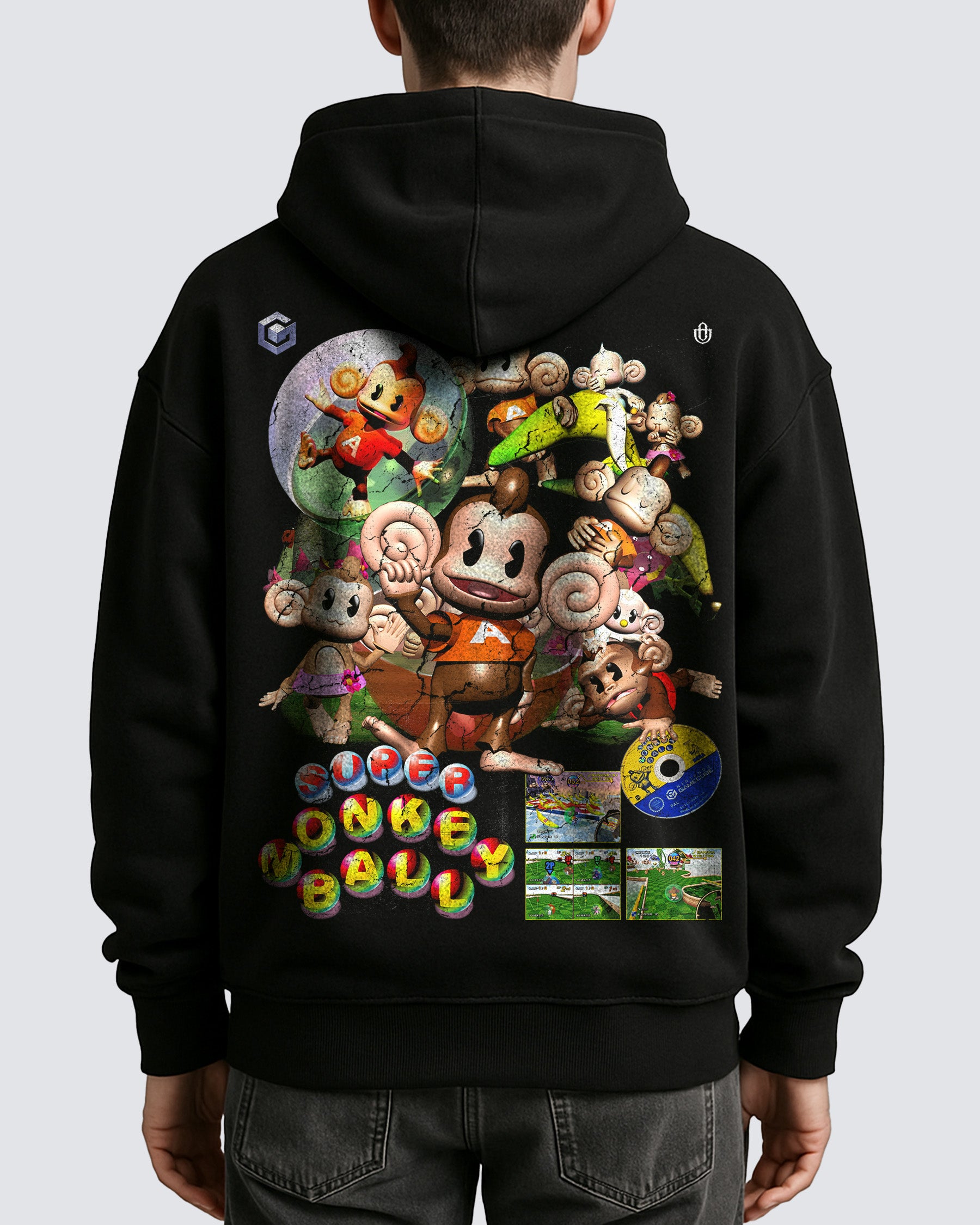 Video Games 'Super Monkey Ball' Oversized Hoodie