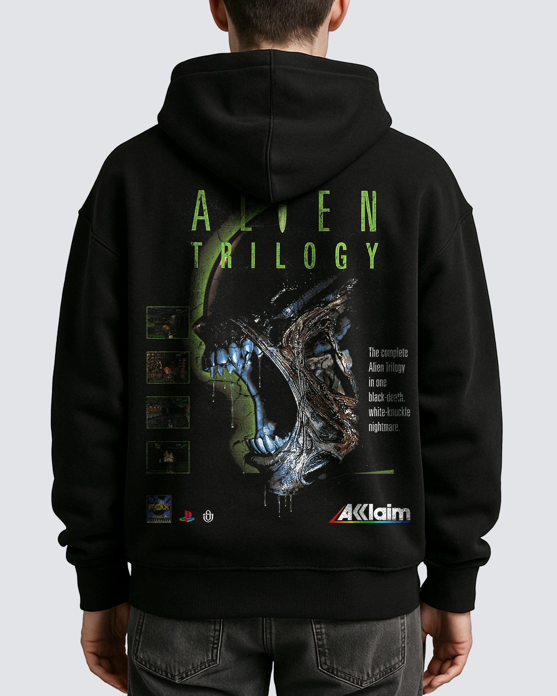 Video Games 'Alien Trilogy' Oversized Hoodie