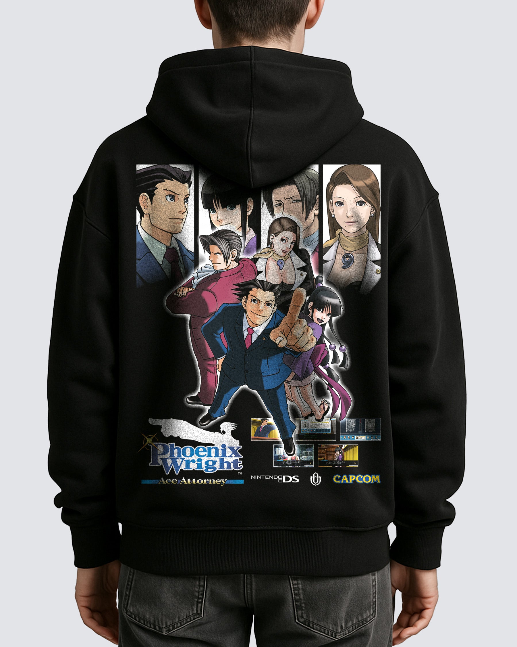 Video Games 'Phoenix Wright: Ace Attorney' Oversized Hoodie