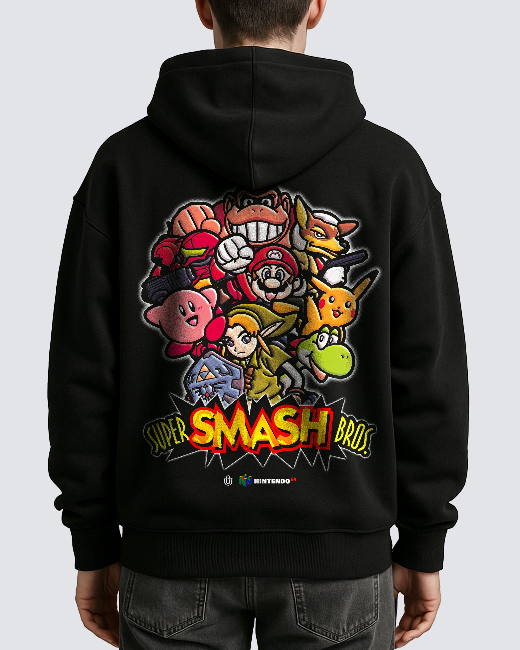 Video Games 'Super Smash Bros v2' Oversized Hoodie