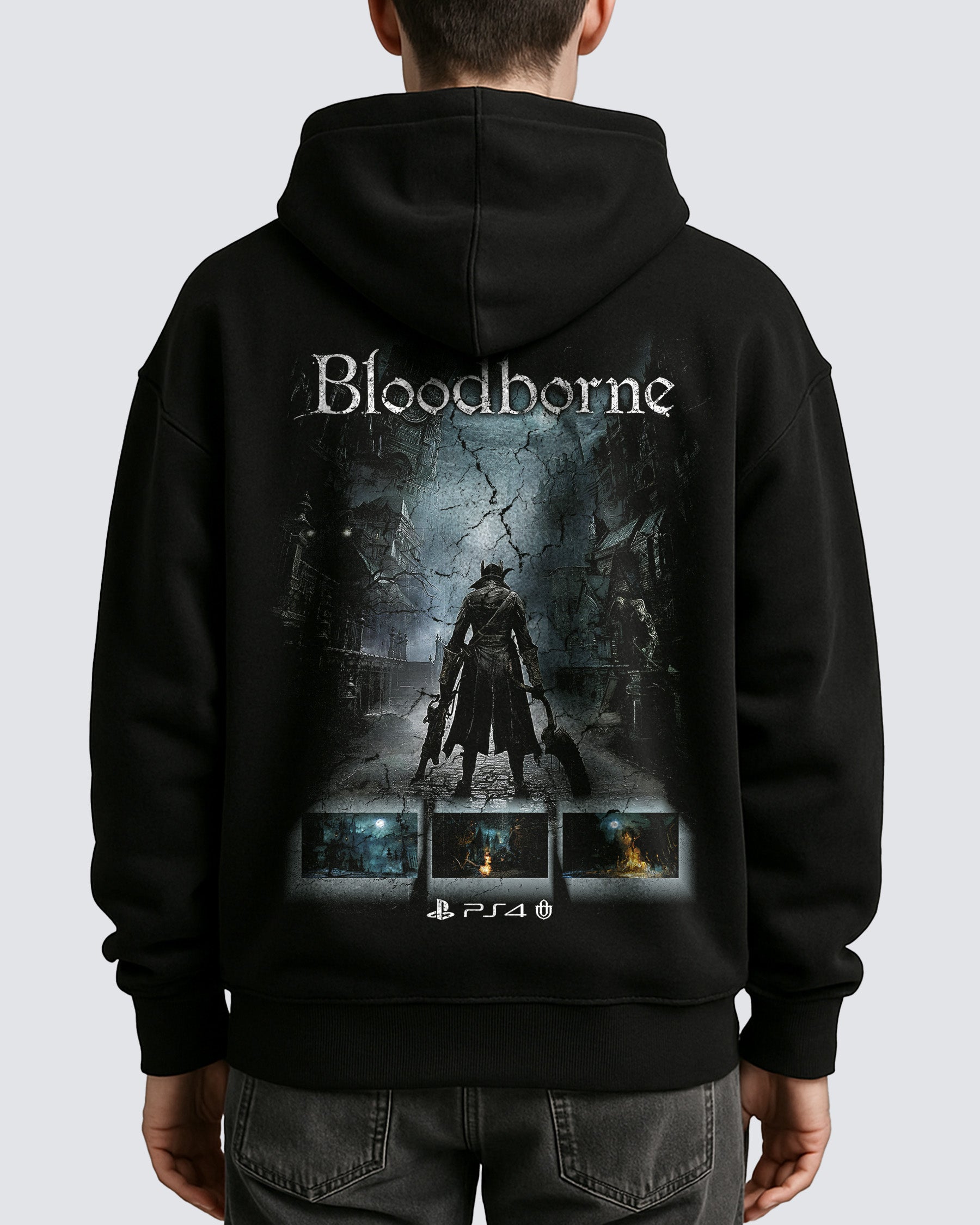 Video Games 'Bloodborne' Oversized Hoodie
