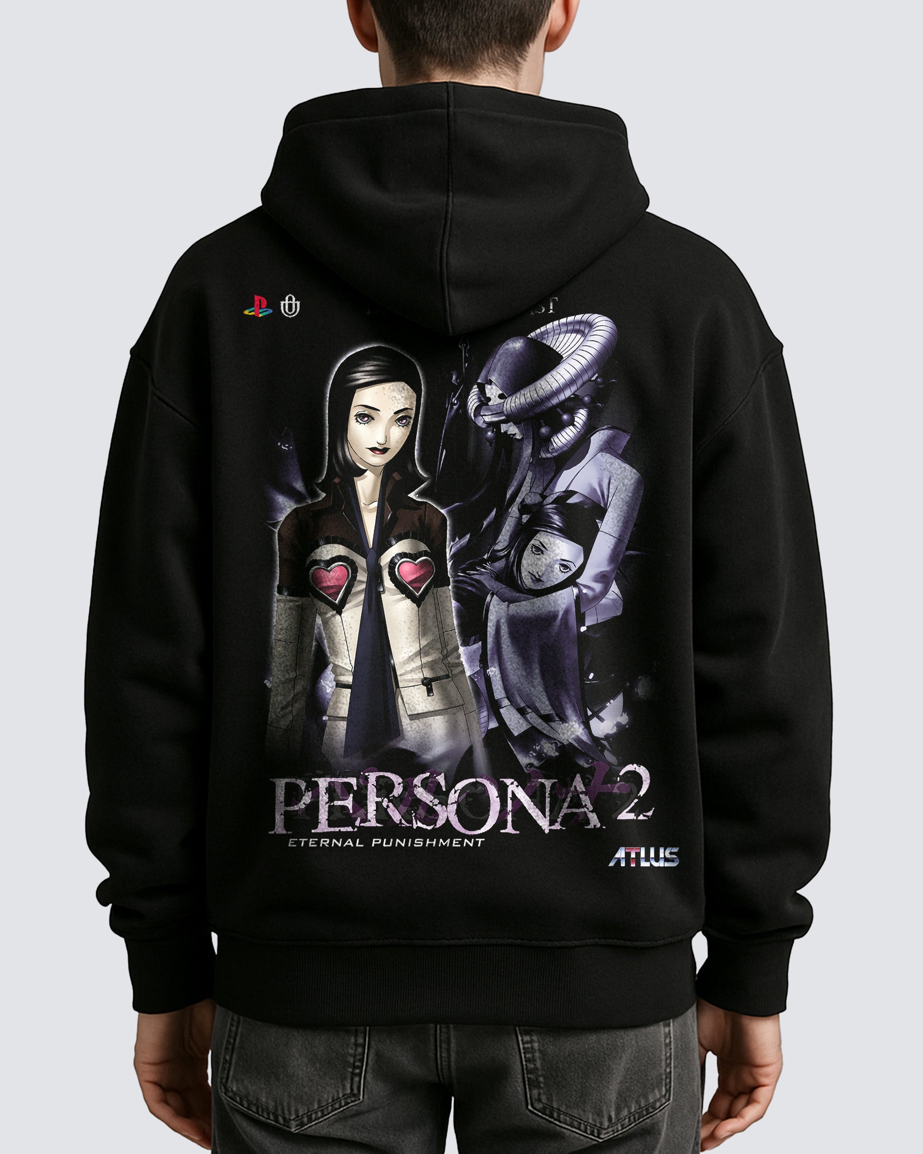 Video Games 'Persona 2: Eternal Punishment' Oversized Hoodie