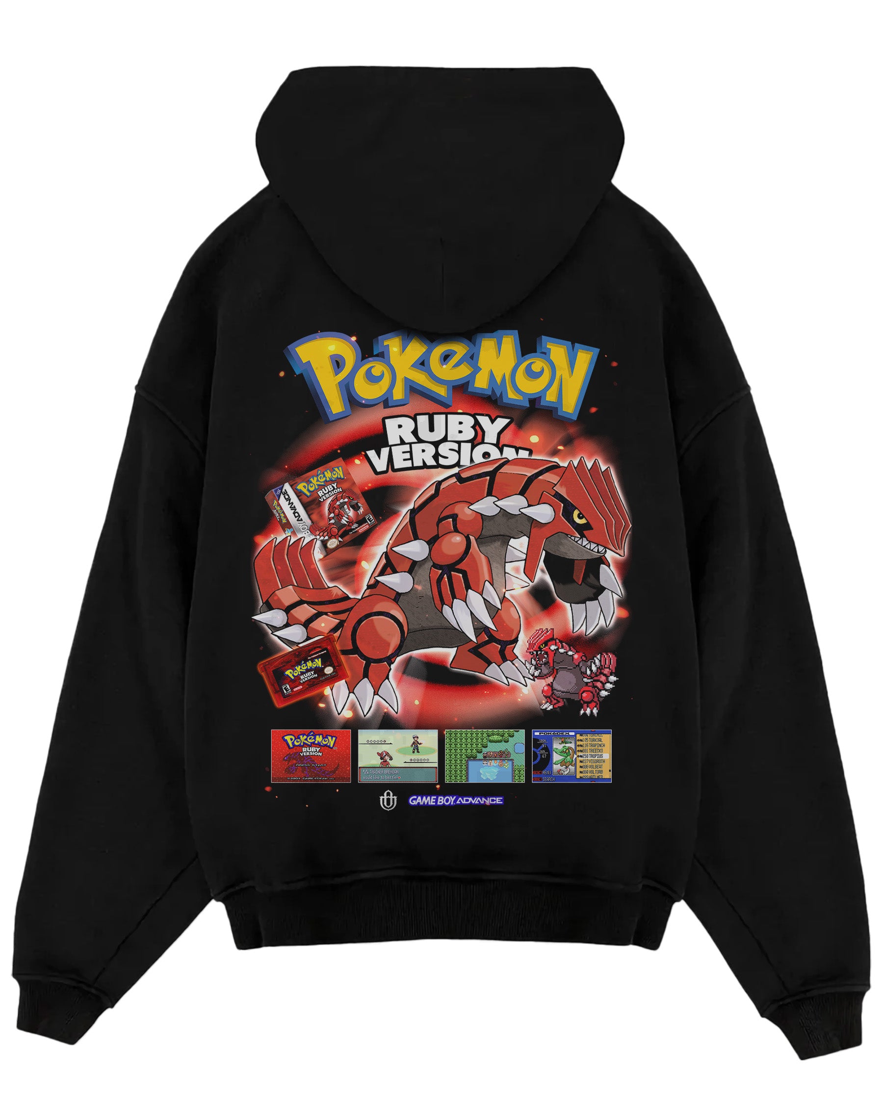 Video Games 'PKMN Ruby' Oversized Hoodie
