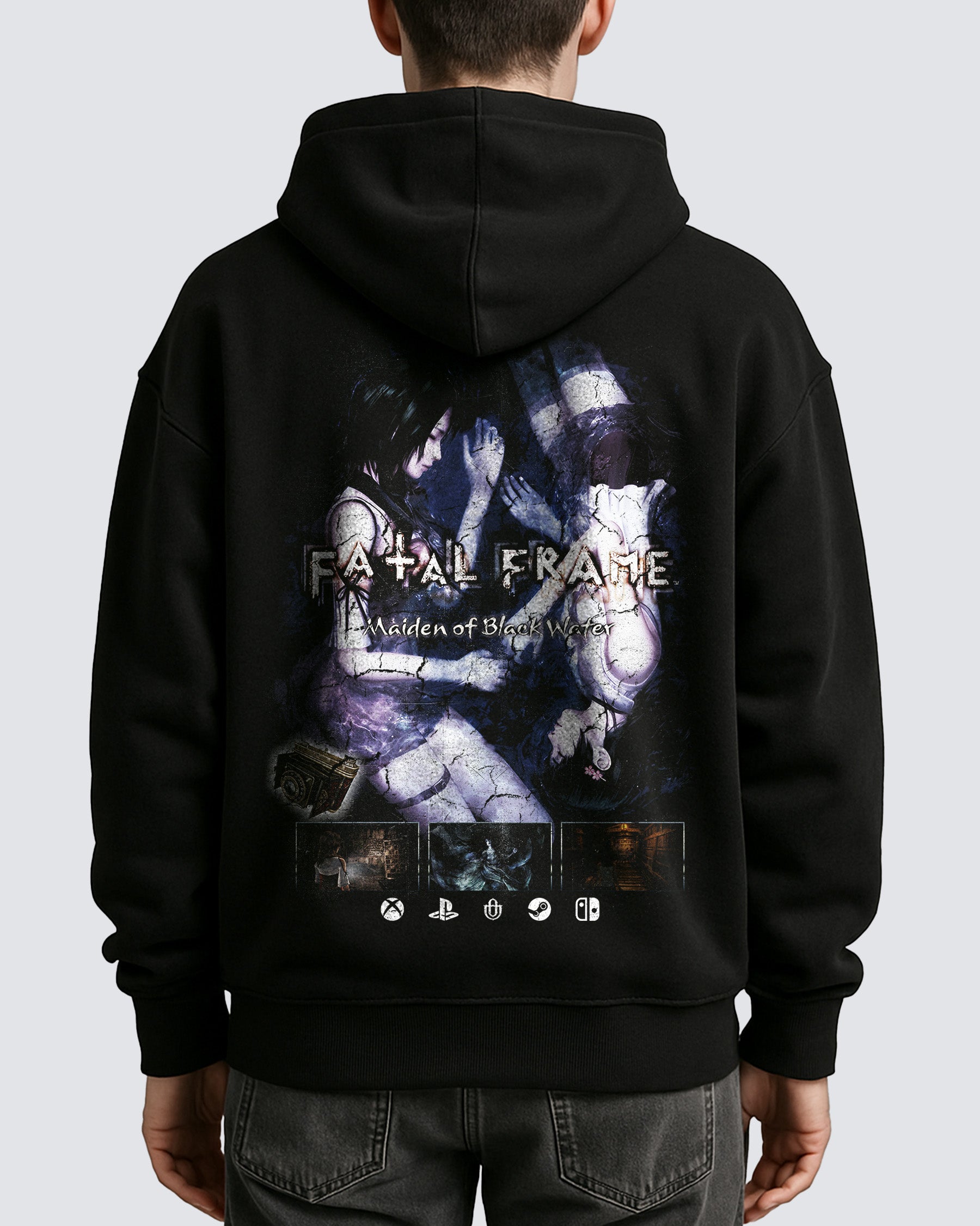 Video Games 'Fatal Frame: Maiden of Black Water' Oversized Hoodie