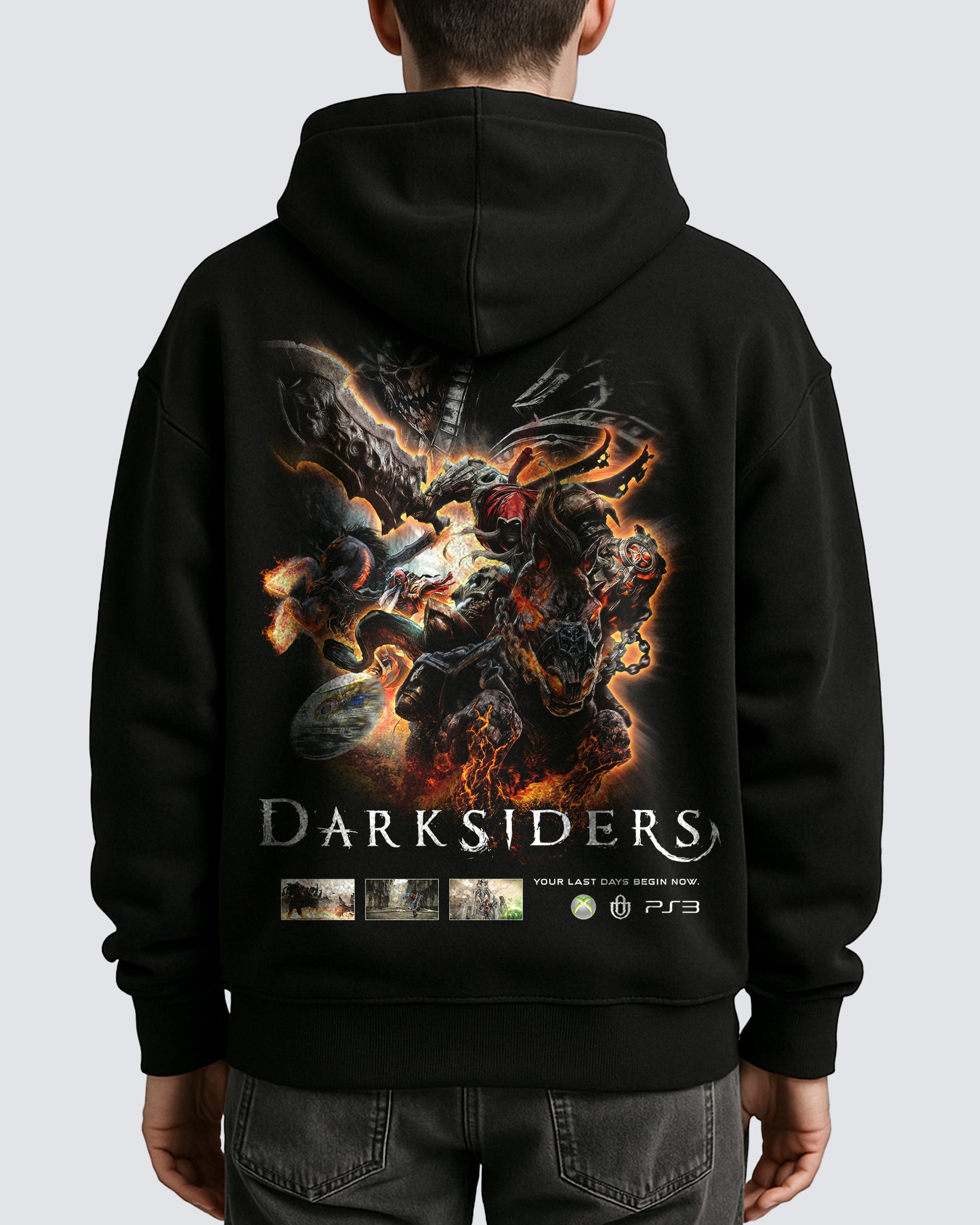 Video Games 'Darksiders' Oversized Hoodie