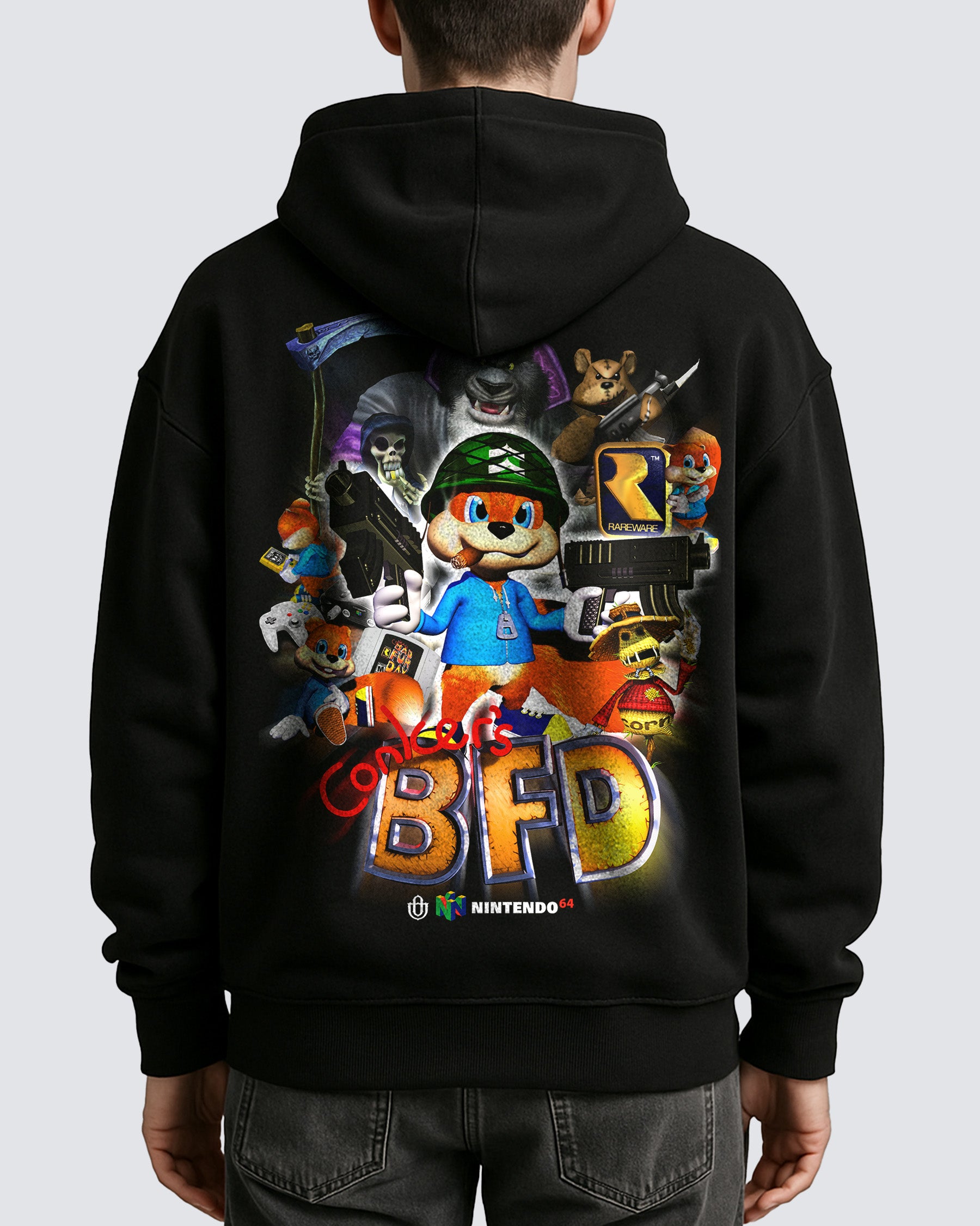 Video Games 'Conker's Bad Fur Day' Oversized Hoodie