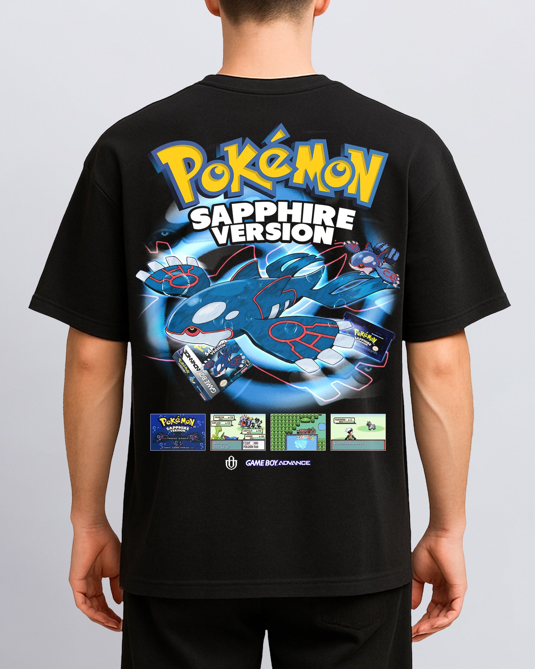 Video Games 'PKMN Sapphire' Back T-Shirt