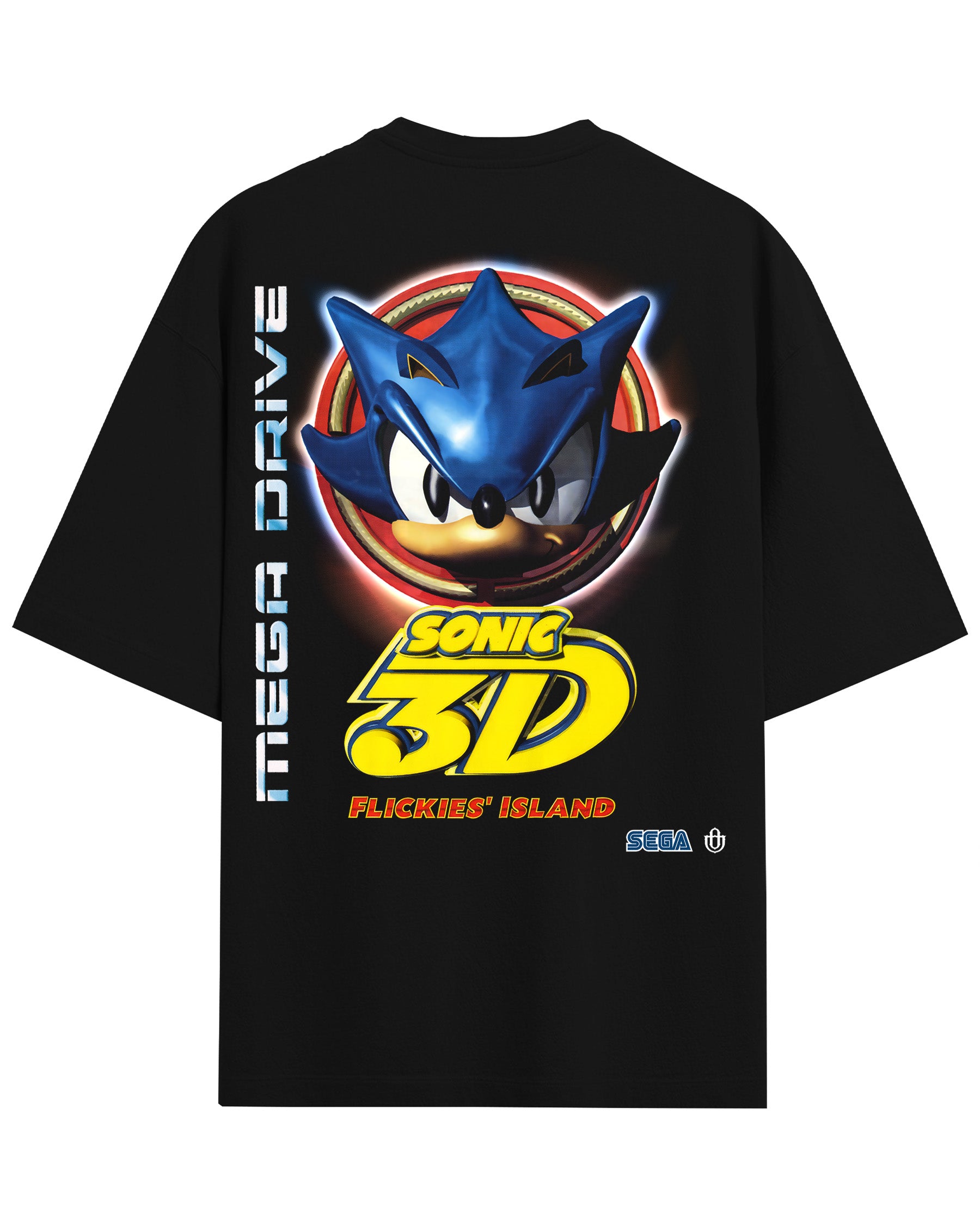 Video Games 'Sonic 3D Flickies' Island v1' Back T-Shirt