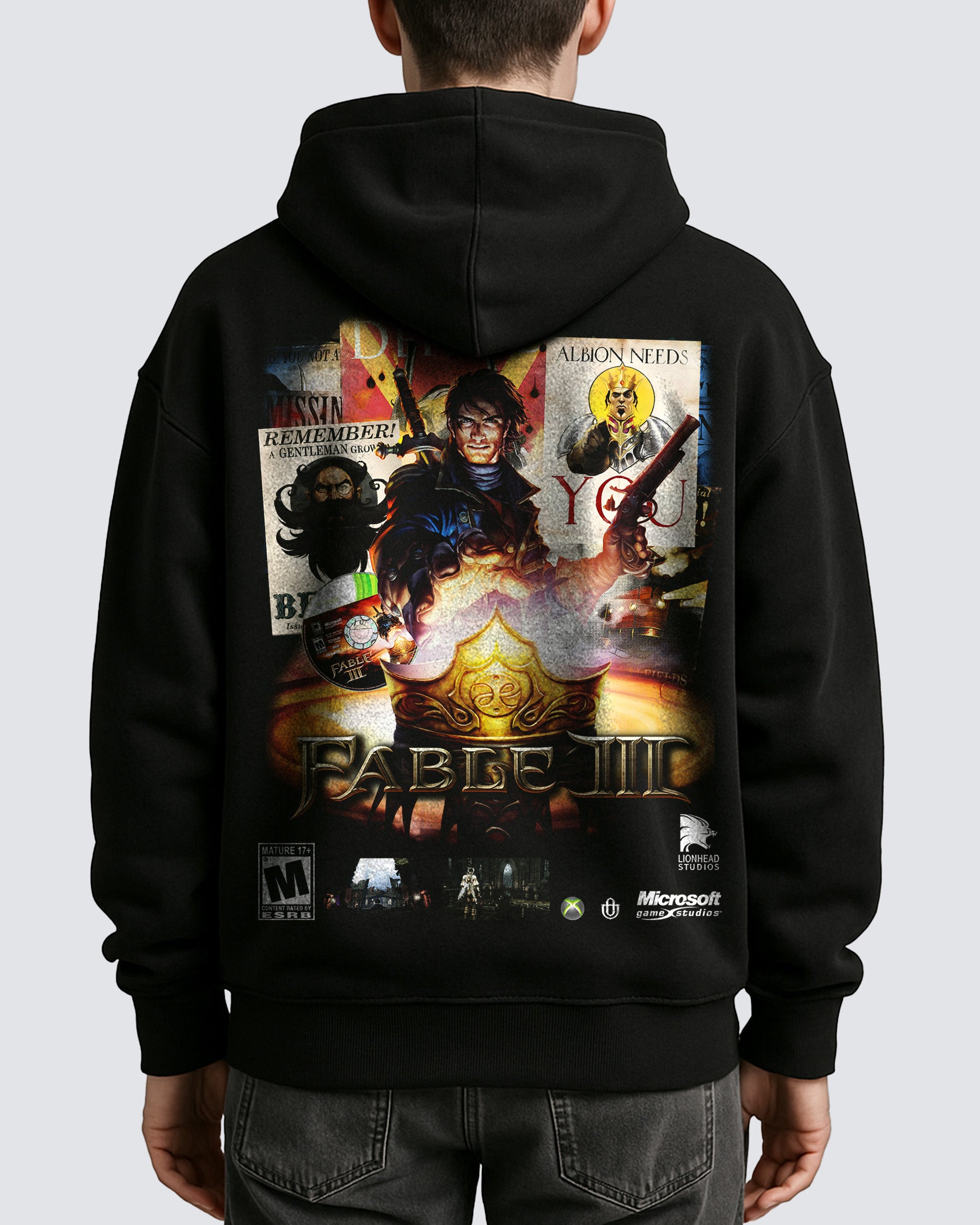 Video Games 'Fable III' Oversized Hoodie