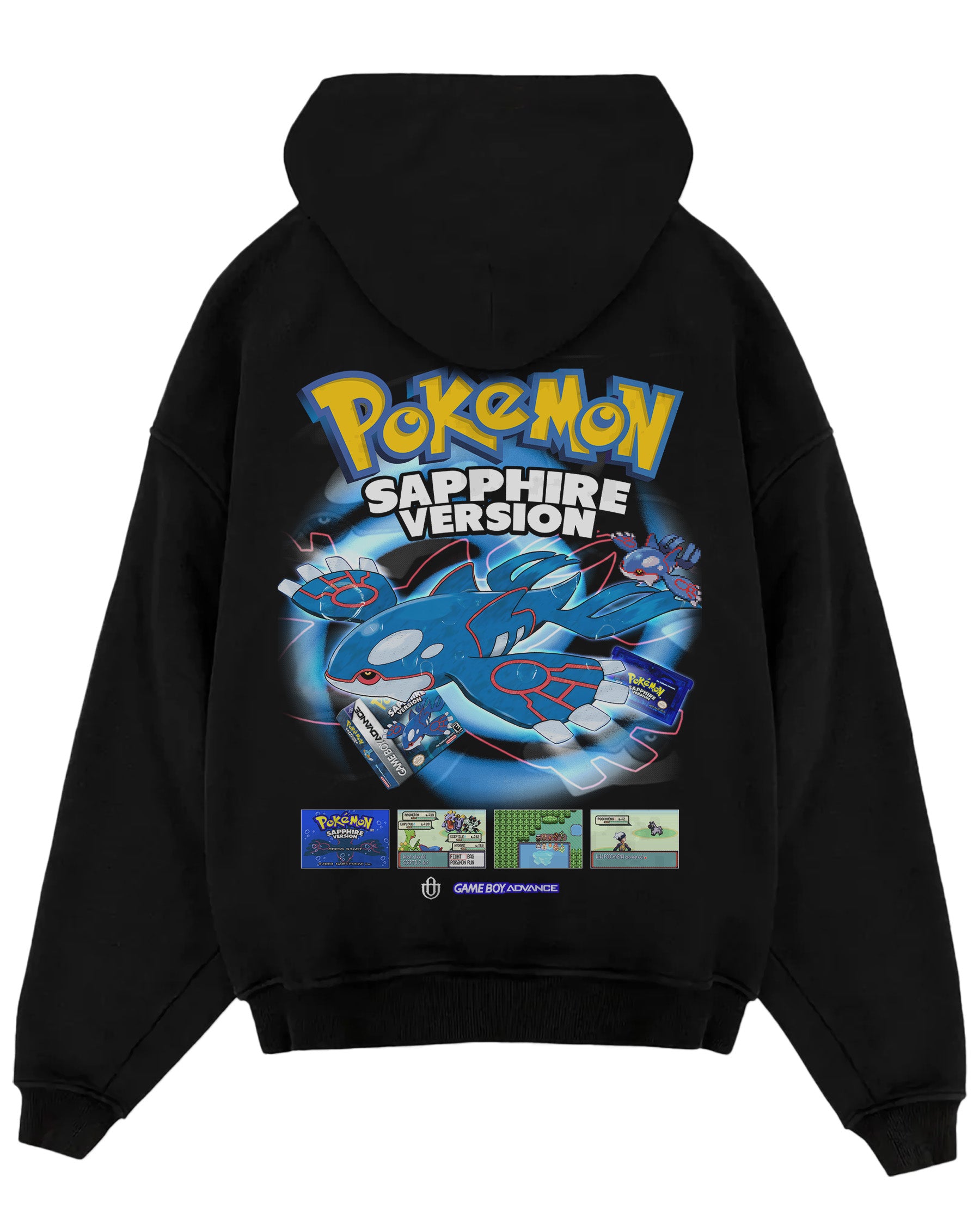 Video Games 'PKMN Sapphire' Oversized Hoodie