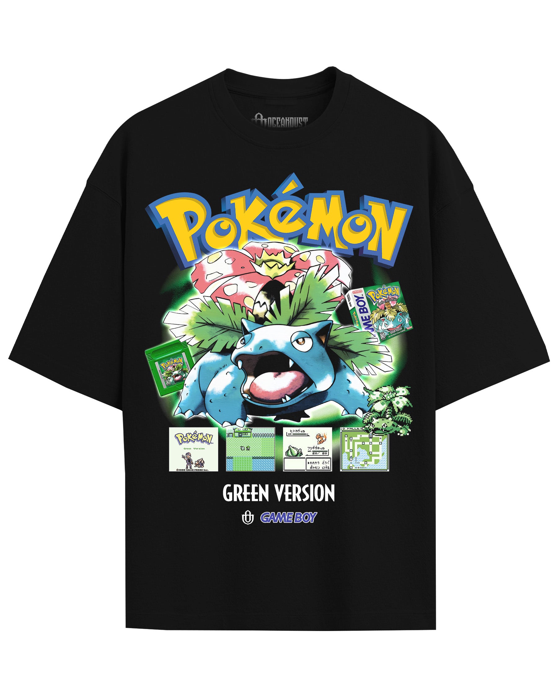 Video Games 'PKMN Green Version' Front T-Shirt