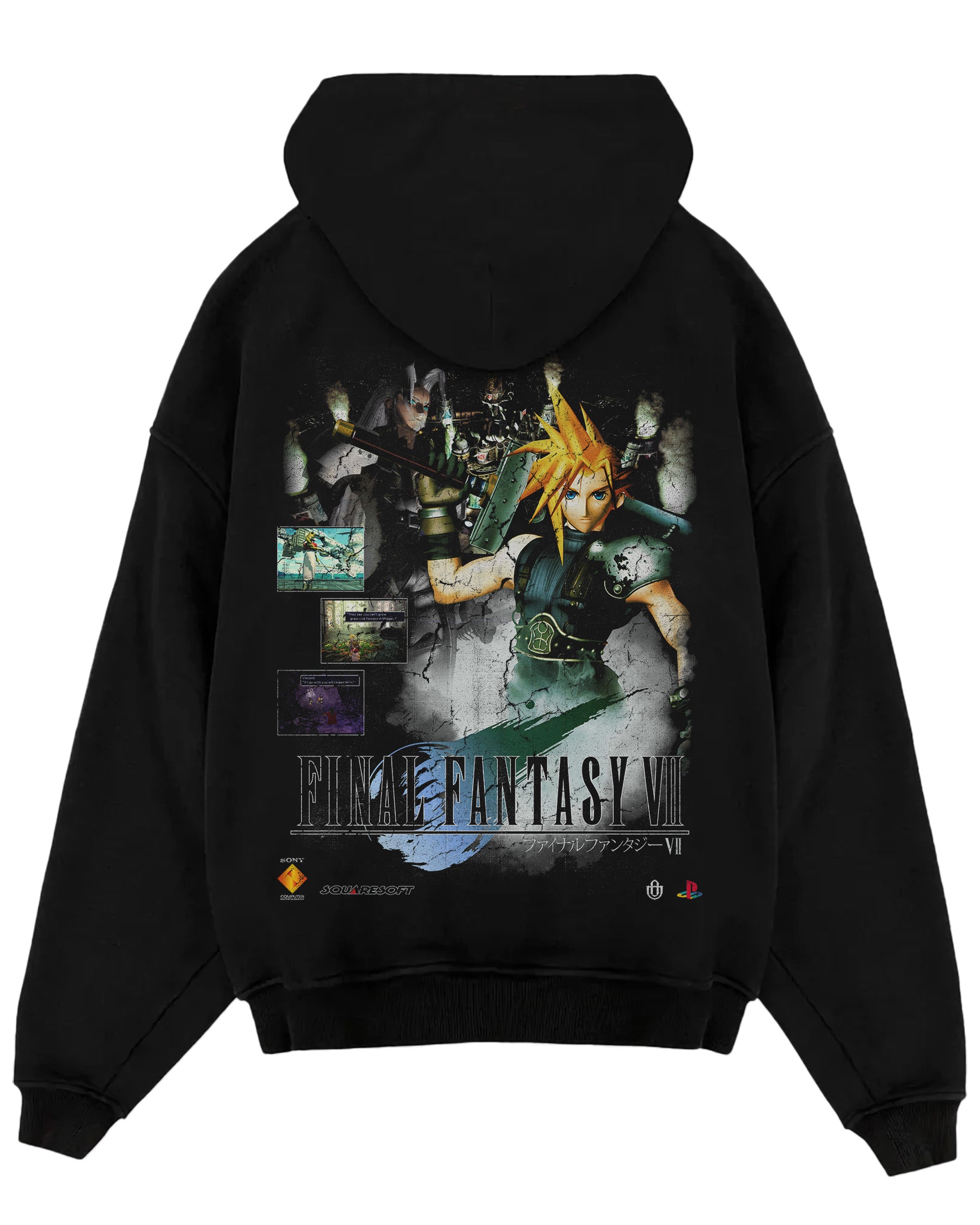 Video Games 'Final Fantasy VII' Oversized Hoodie
