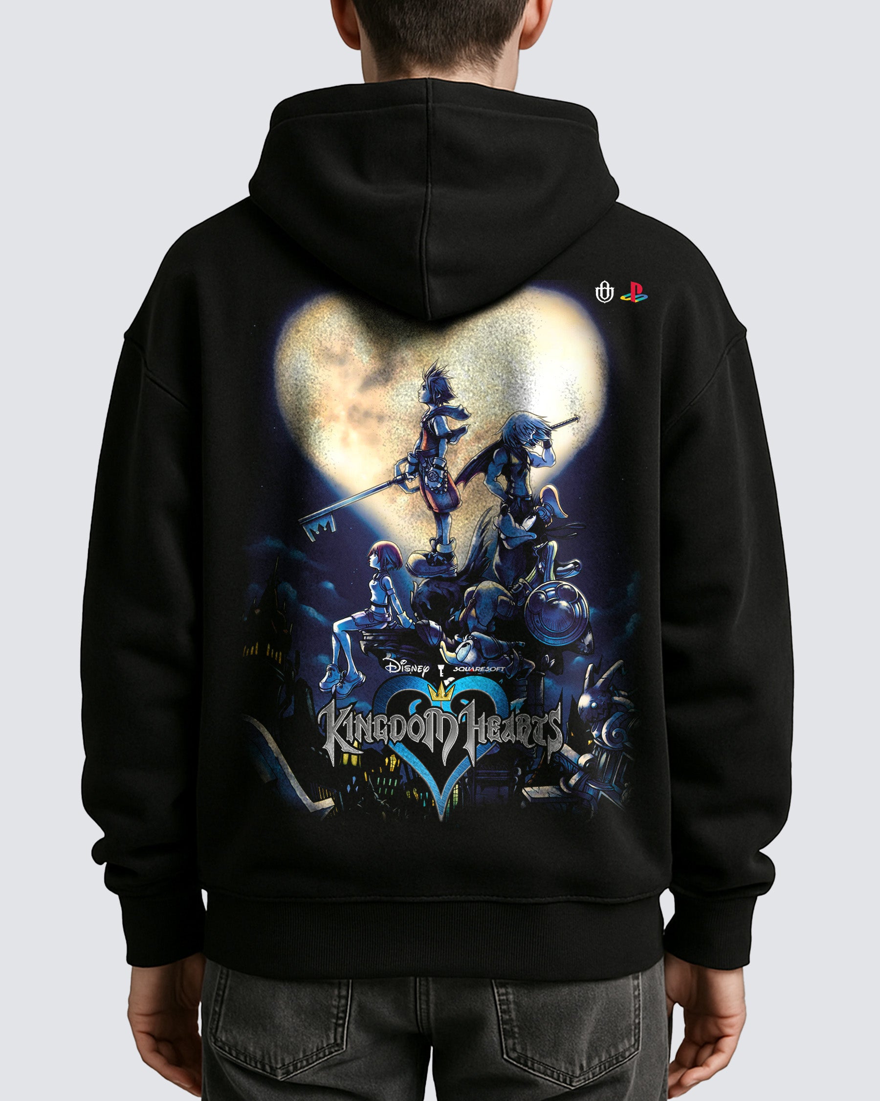 Video Games 'Kingdom Hearts' Oversized Hoodie