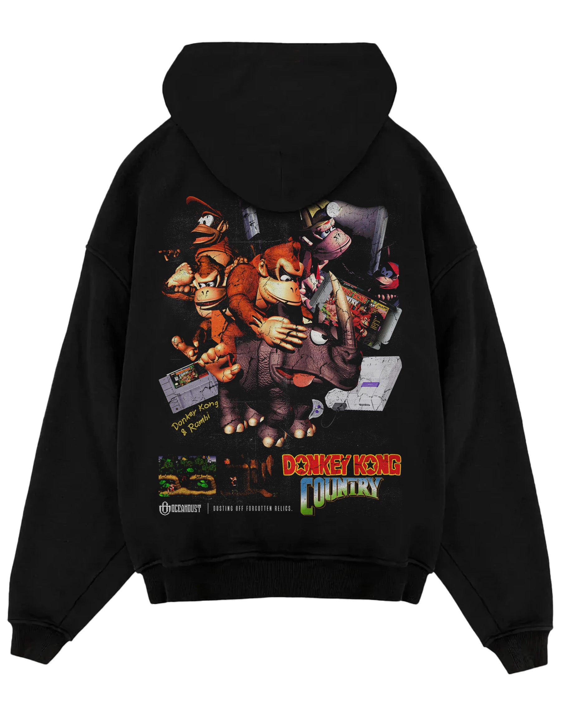 Video Games 'Donkey Kong Country' Oversized Hoodie