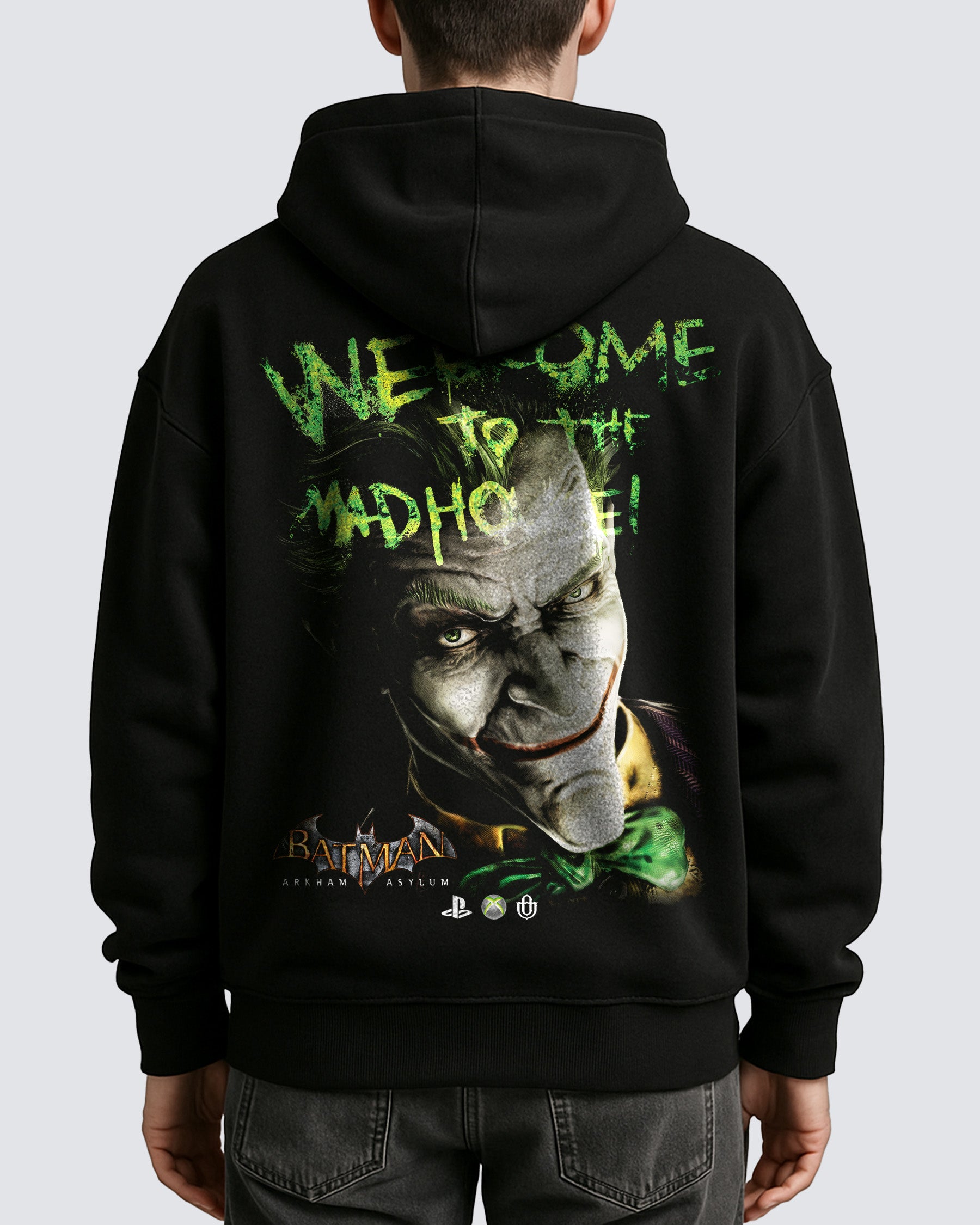 Video Games 'Batman: Arkham Asylum v2' Oversized Hoodie