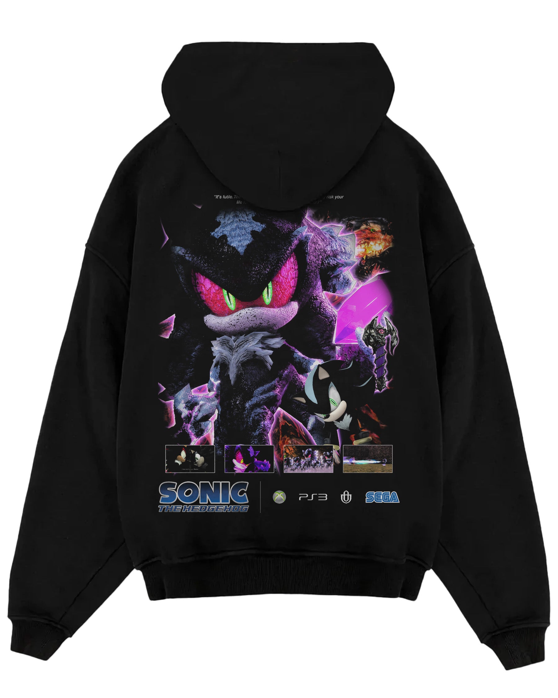 Video Games 'Sonic the Hedgehog 06 - Mephiles the Dark' Oversized Hoodie