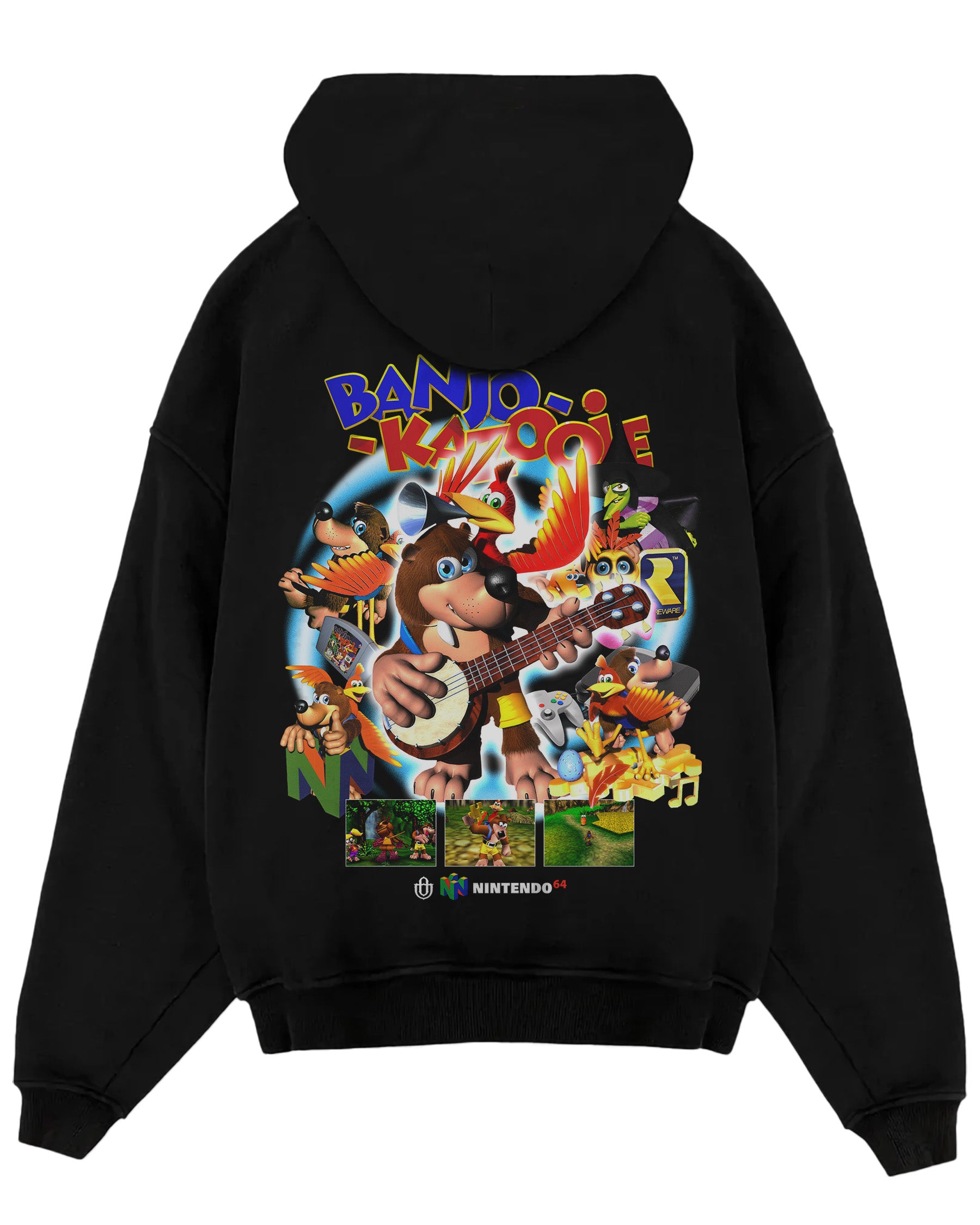 Video Games 'Banjo Kazooie v1' Oversized Hoodie