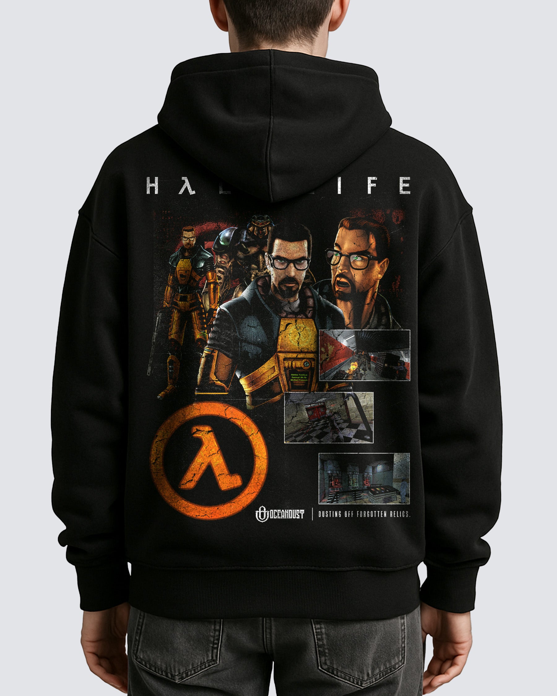 Video Games 'Half Life' Oversized Hoodie