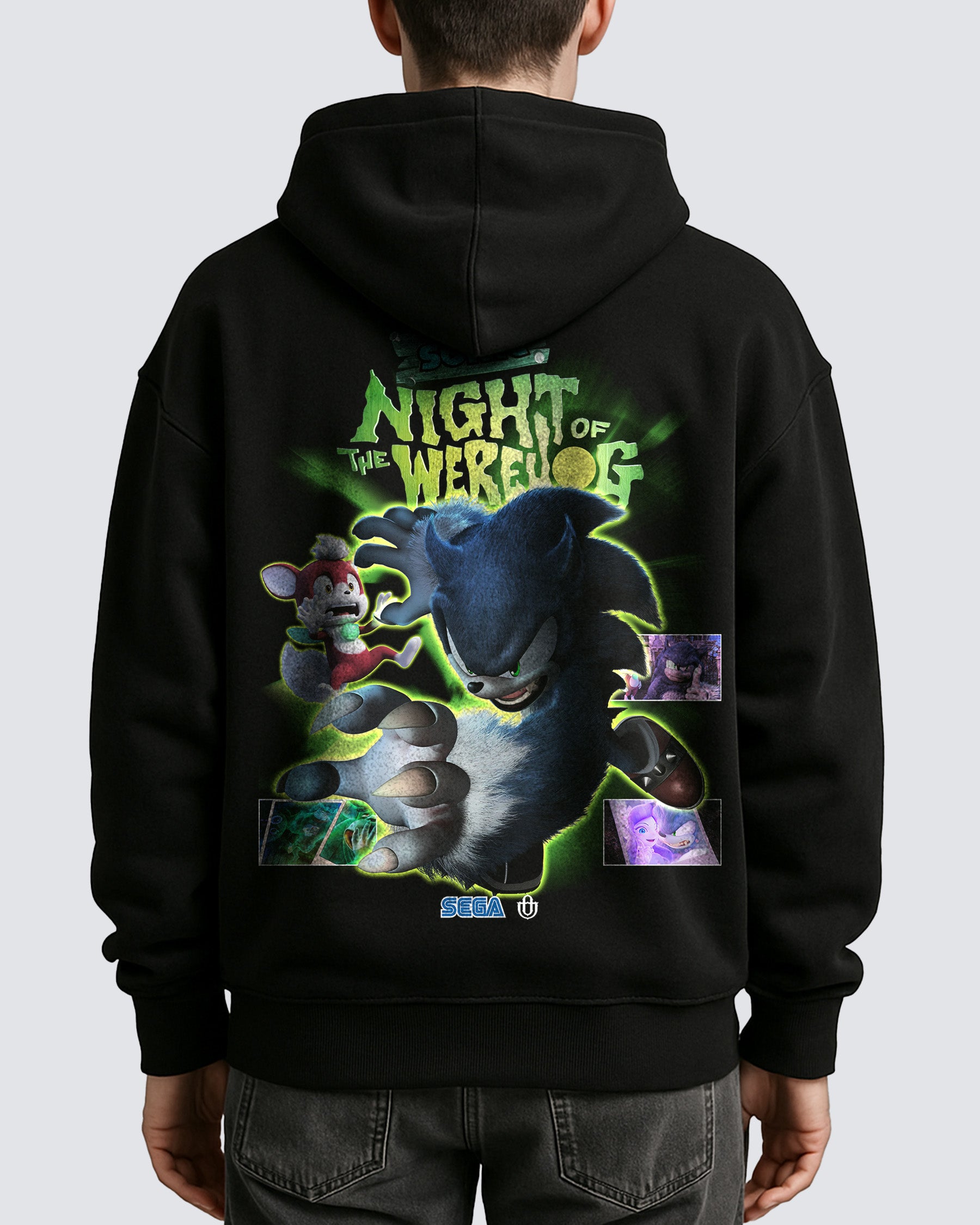 Movies 'Sonic Unleashed: Night of the Werehog' Oversized Hoodie