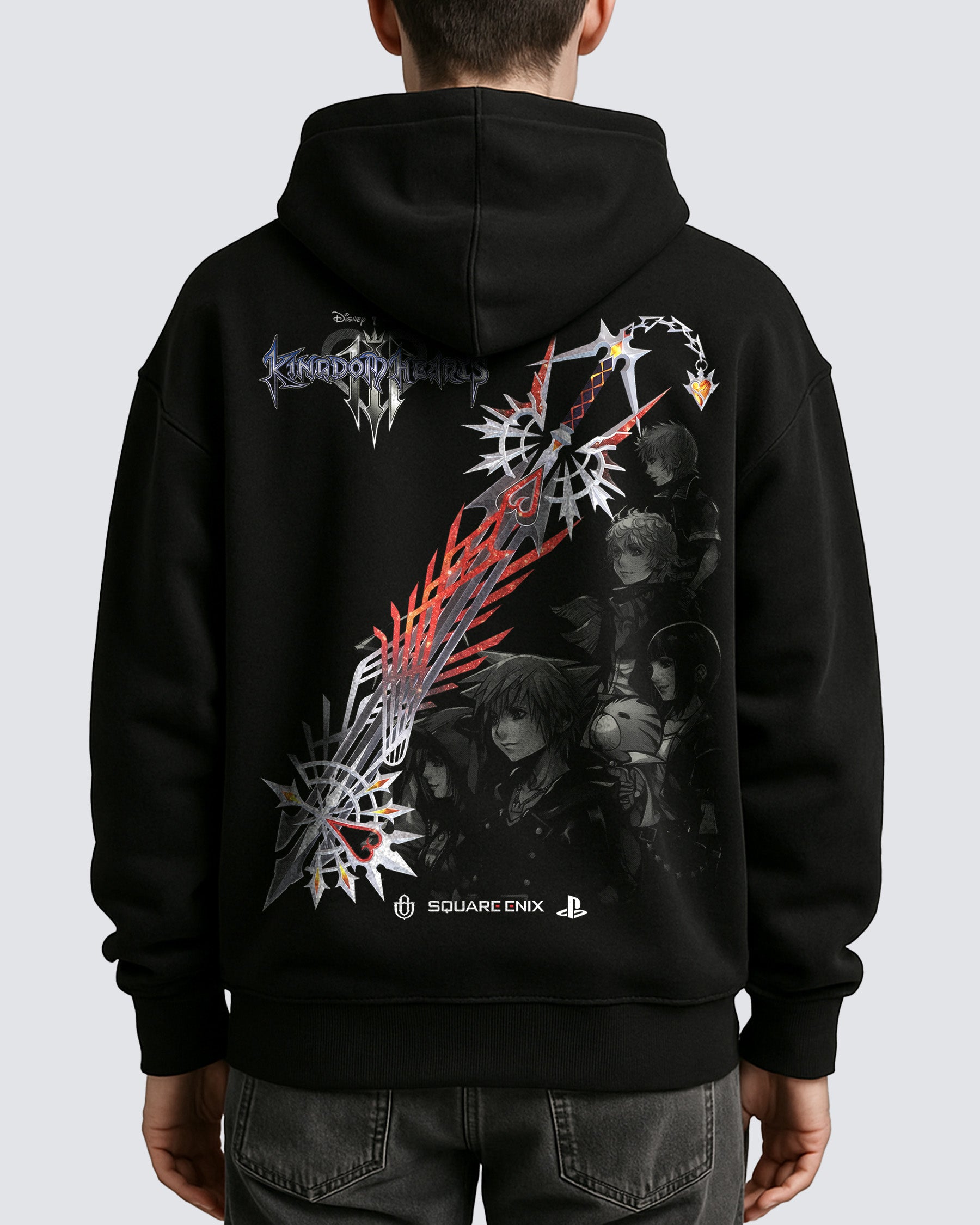 Video Games 'Kingdom Hearts 3 - Ultima Keyblade' Oversized Hoodie