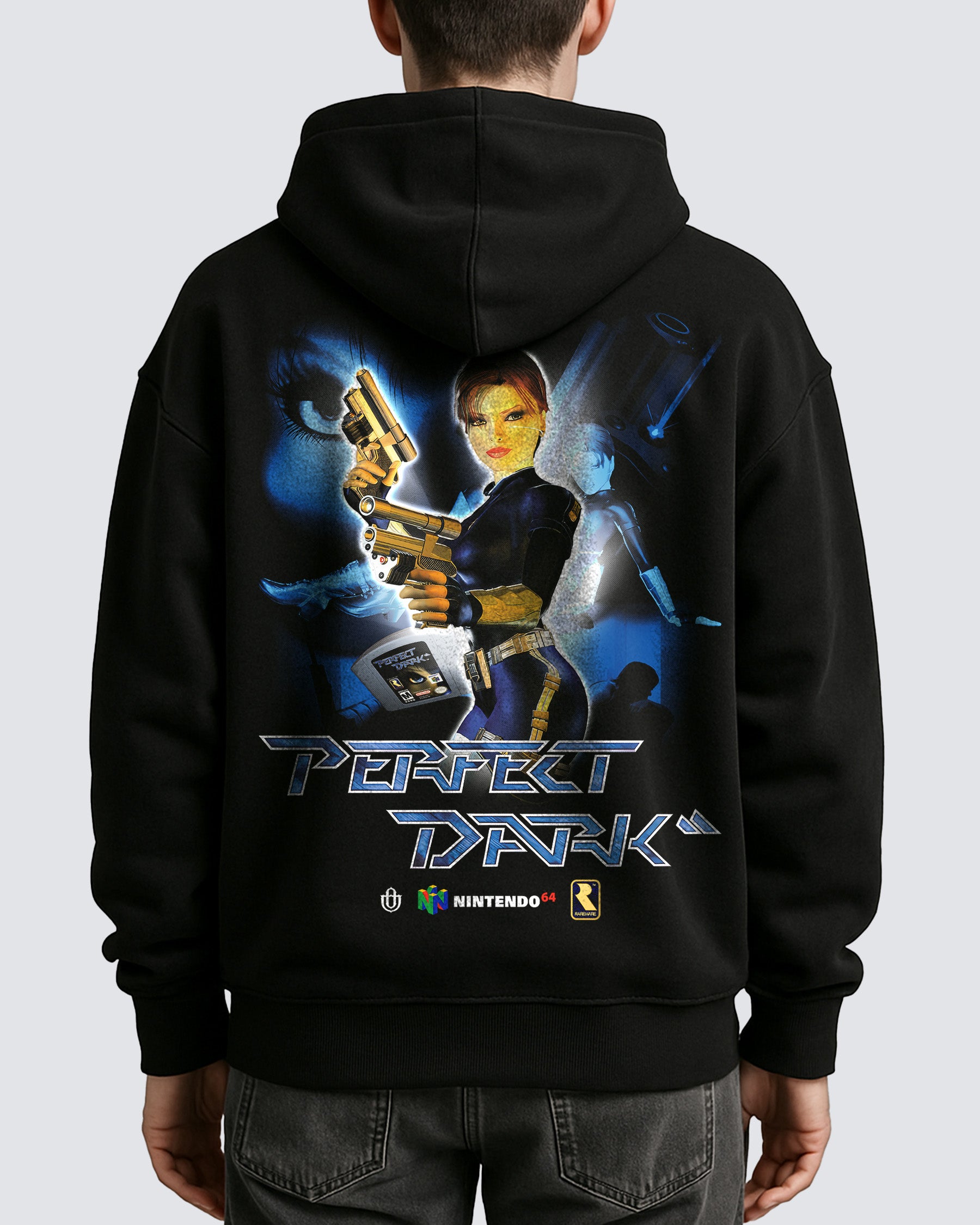 Video Games 'Perfect Dark 64' Oversized Hoodie