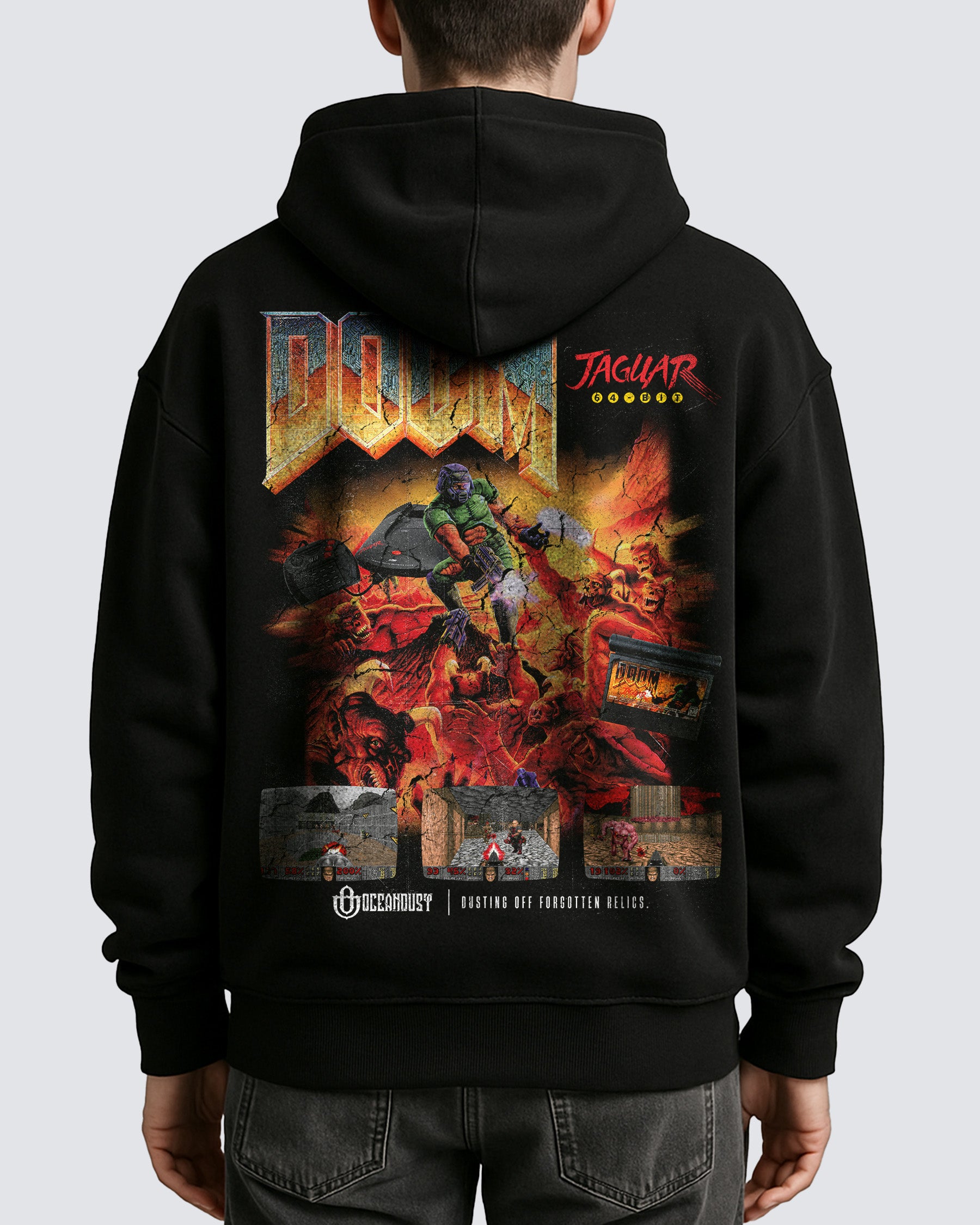 Video Games 'Doom' Oversized Hoodie