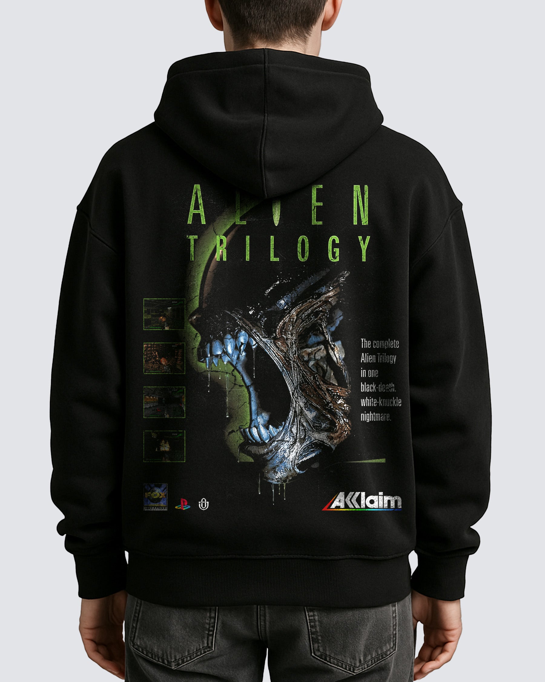 Video Games 'Alien Trilogy' Oversized Hoodie