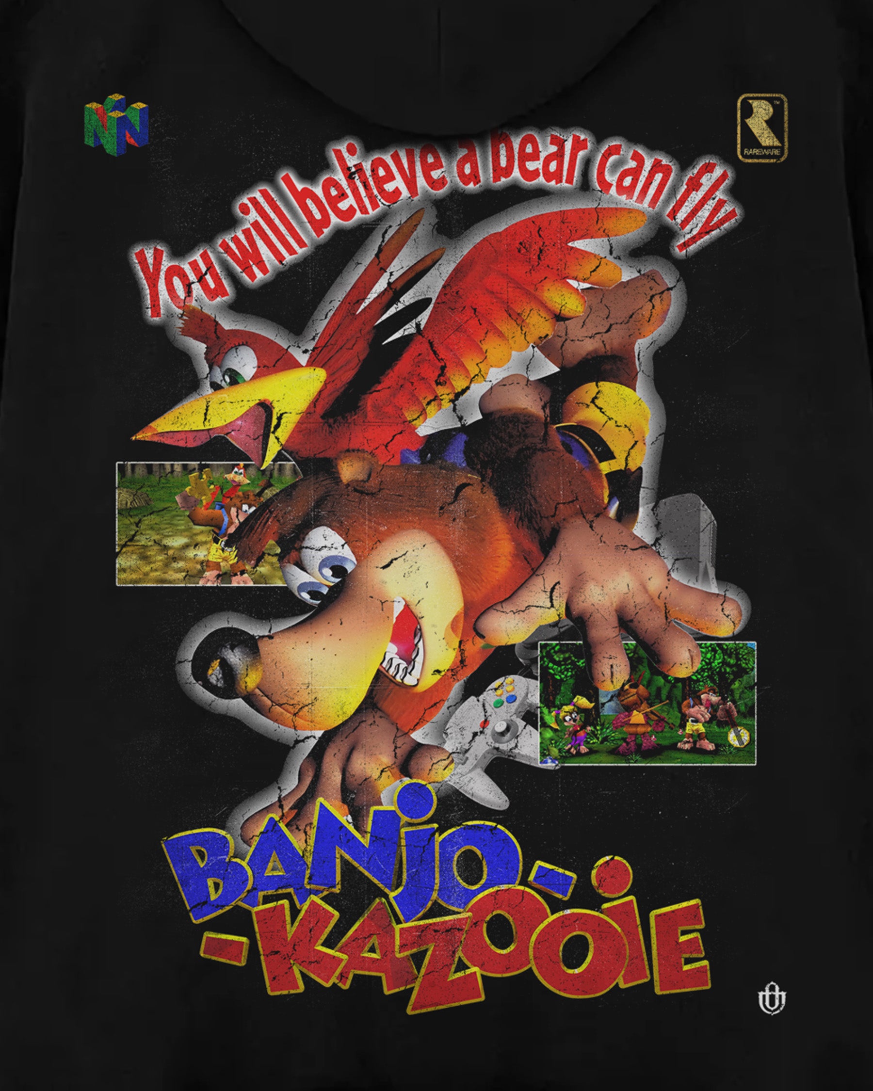 Video Games 'Banjo Kazooie v2' Oversized Hoodie