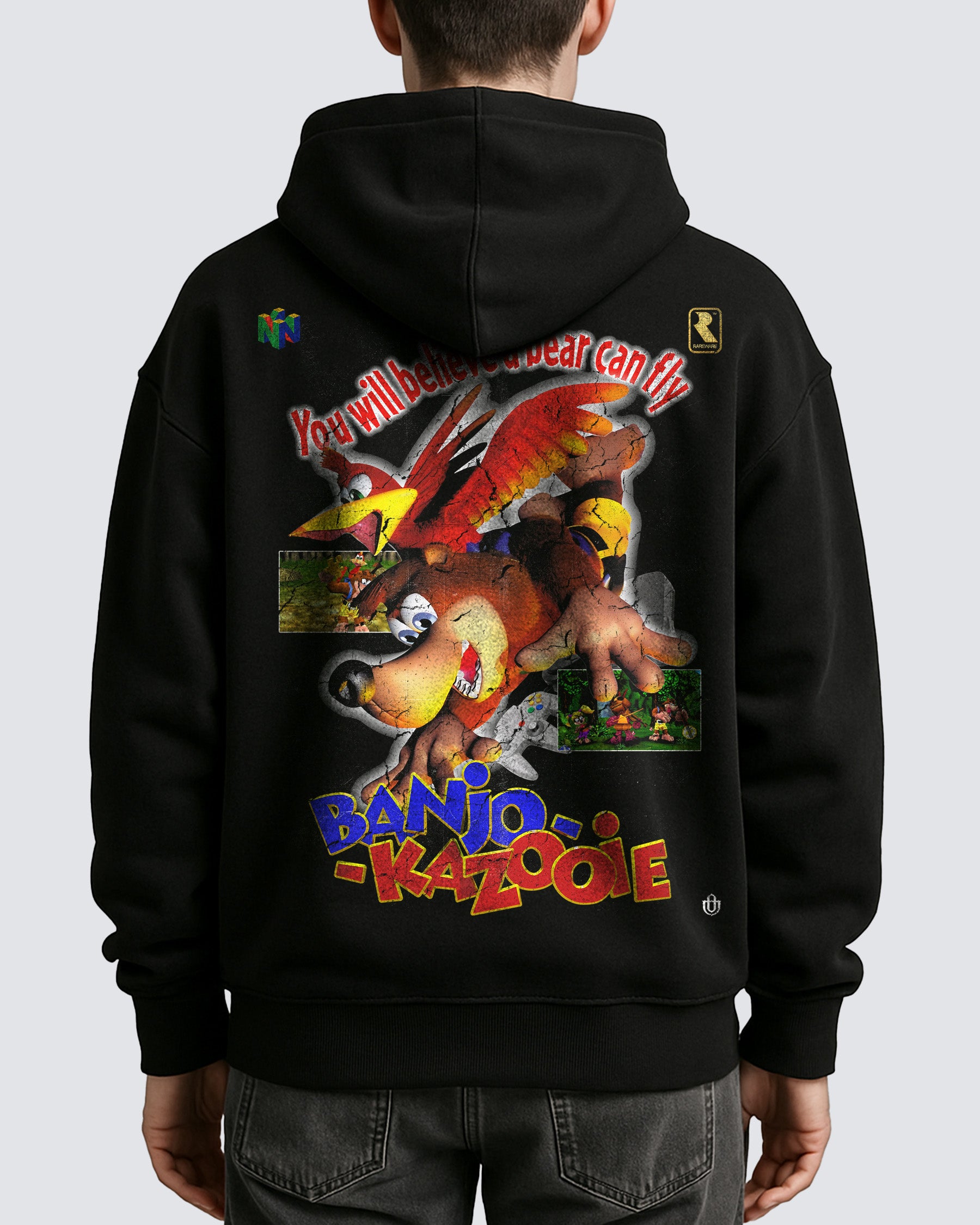 Video Games 'Banjo Kazooie v2' Oversized Hoodie