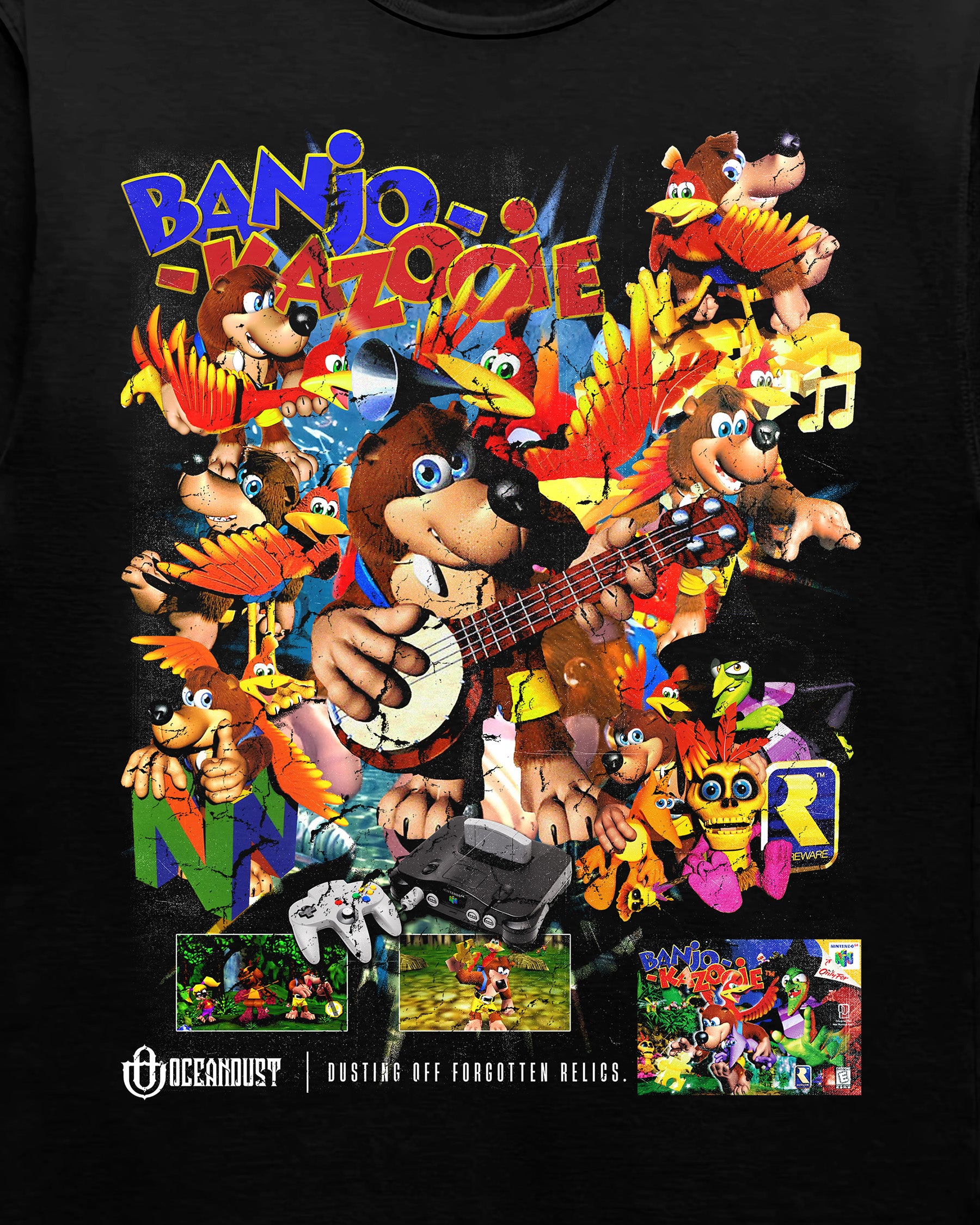 Video Games 'Banjo-Kazooi' Staple T-Shirt