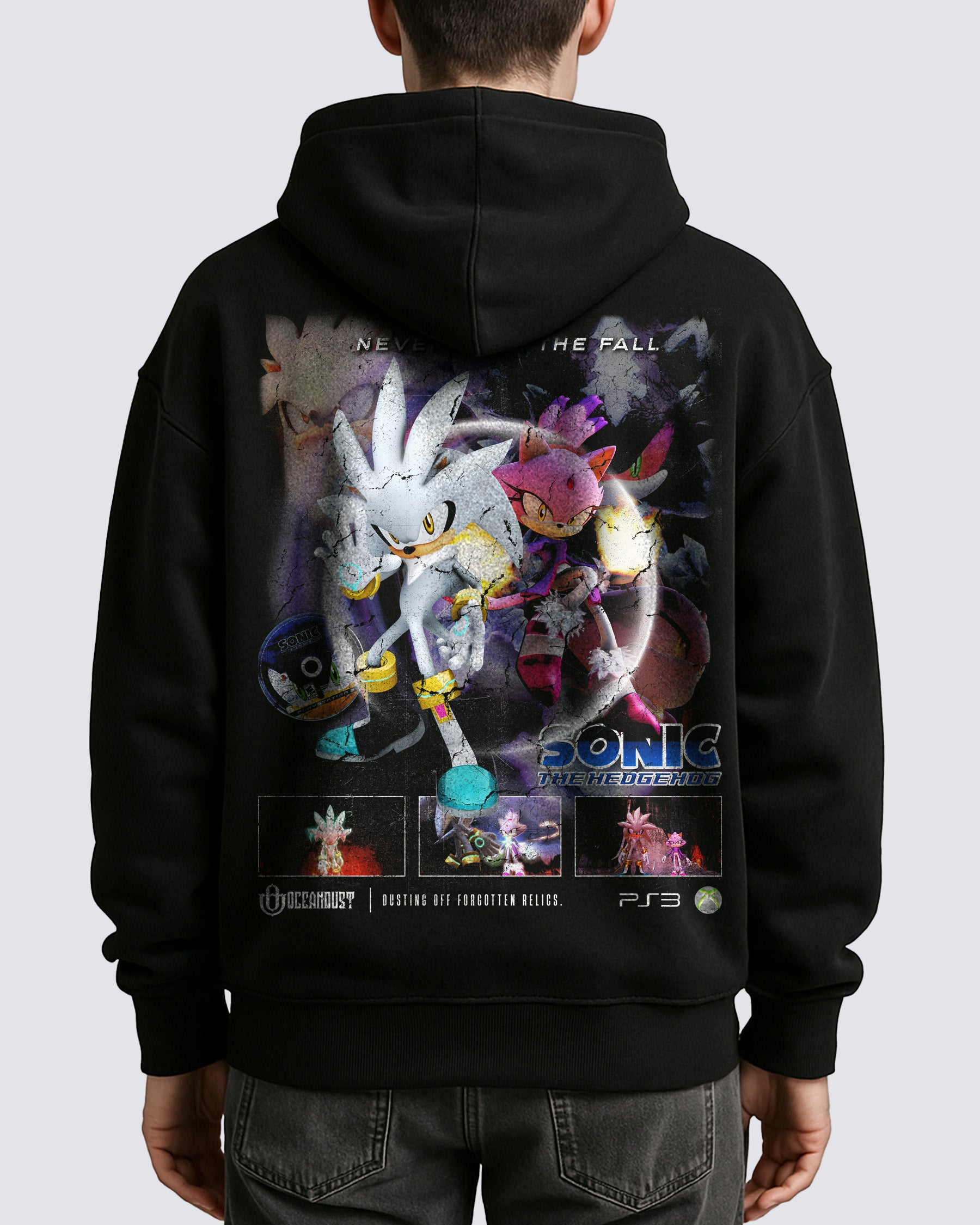 Video Games 'Sonic the Hedgehog 06: Blaze & Silver' Oversized Hoodie