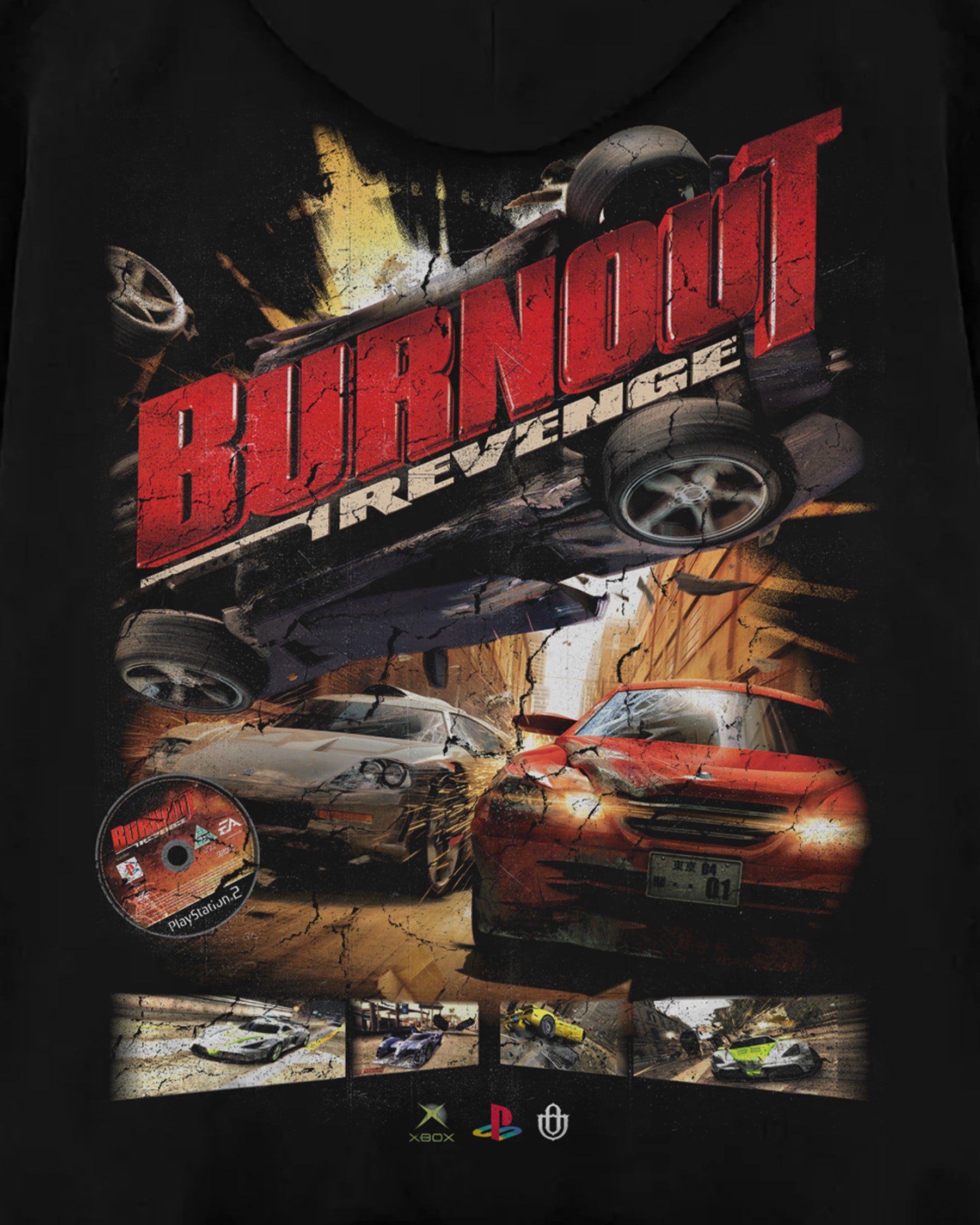 Video Games 'Burnout: Revenge' Oversized Hoodie