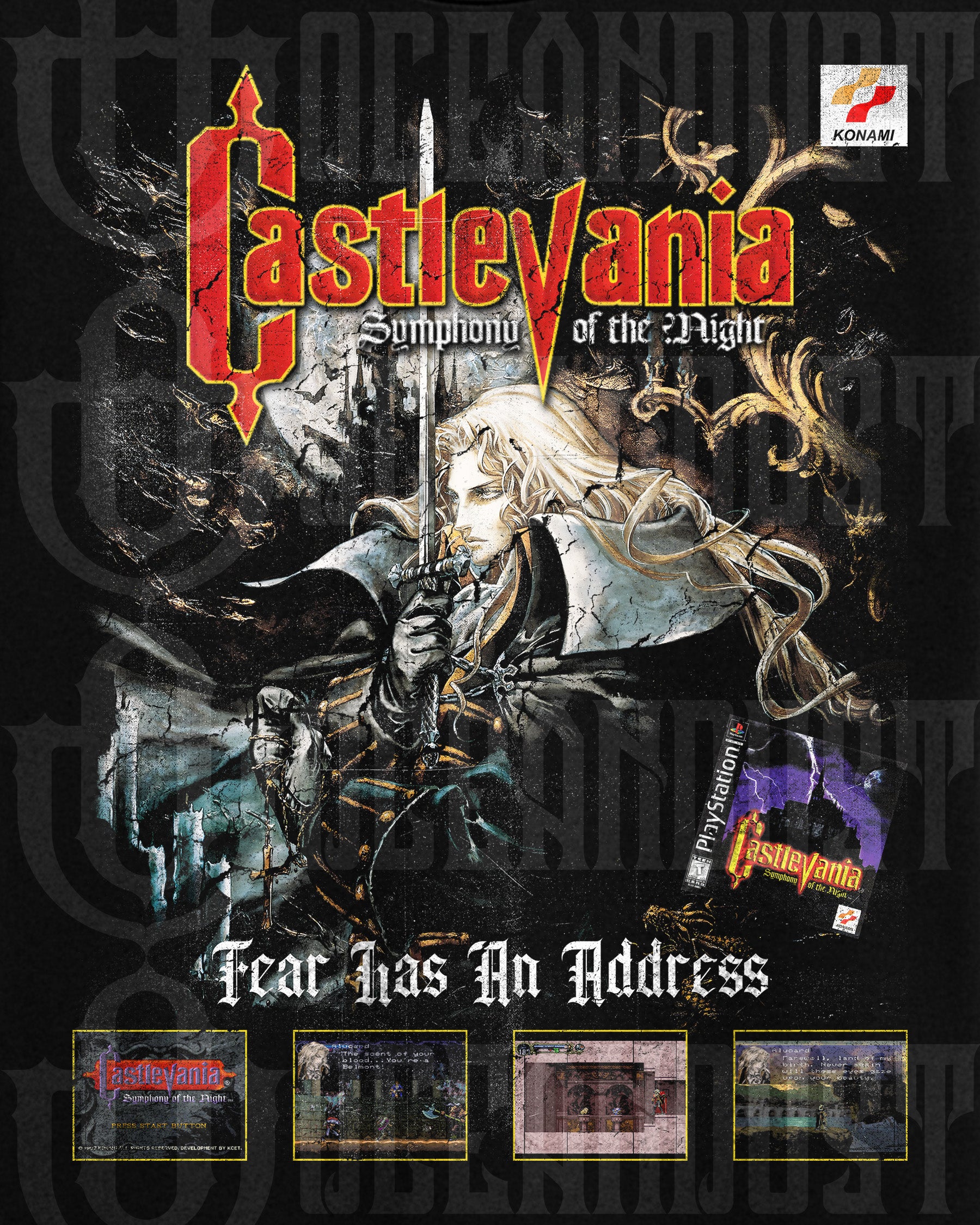 Video Games 'Castlevania: Symphony of the Night' Oversized T-Shirt