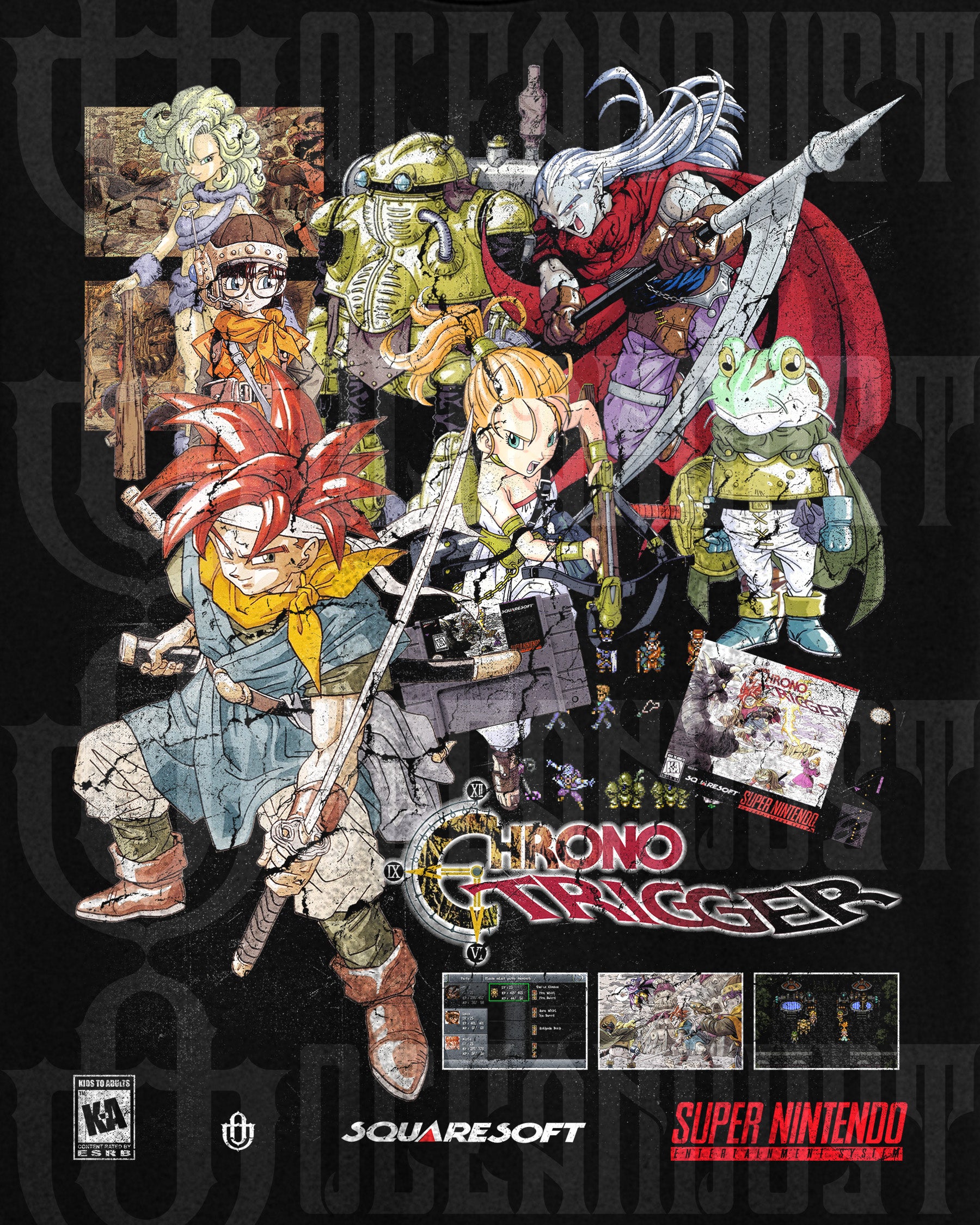 Video Games 'Chrono Trigger' Oversized T-Shirt