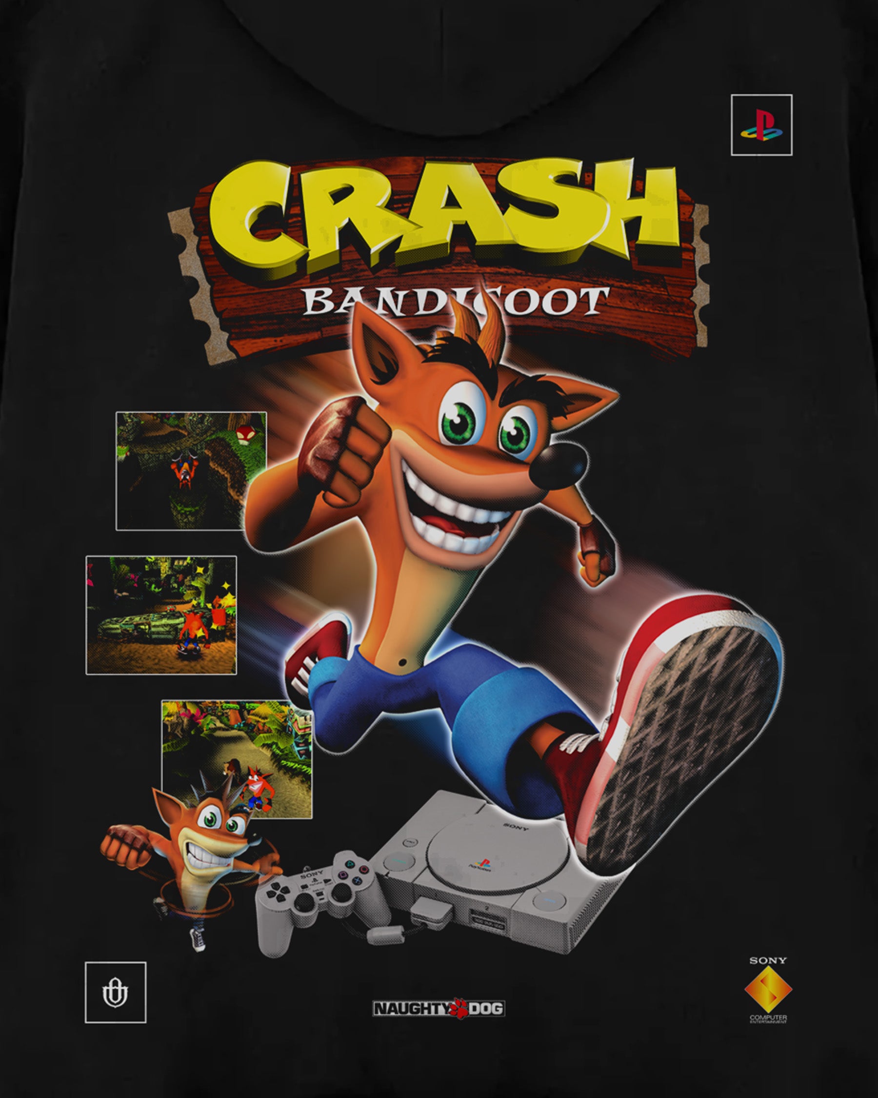 Video Games 'Crash Bandicoot' Oversized Hoodie