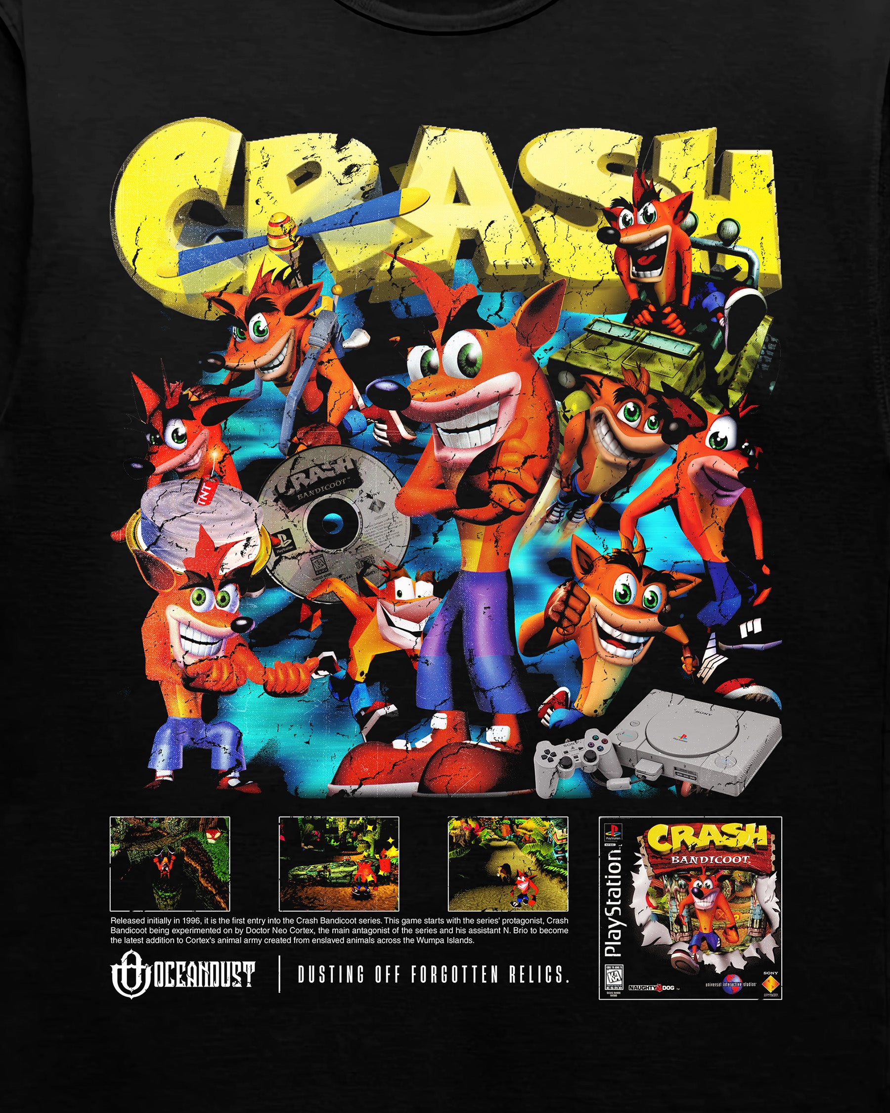 Video Games 'Crash Bandicoot' Staple T-Shirt