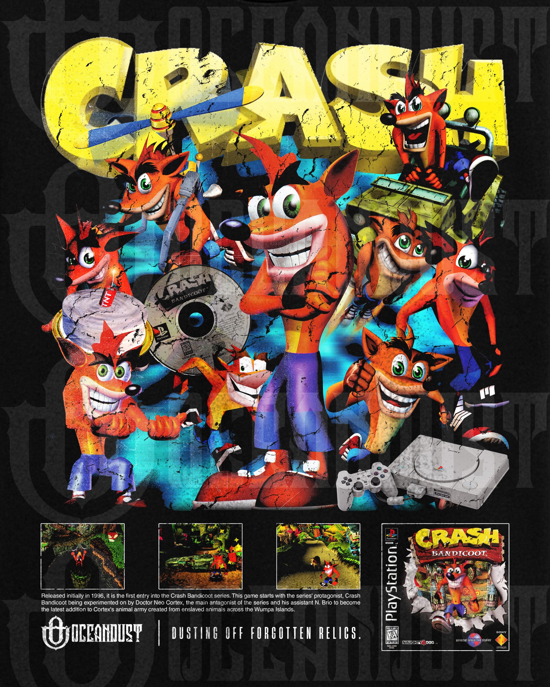 Video Games 'Crash Bandicoot' T-Shirt