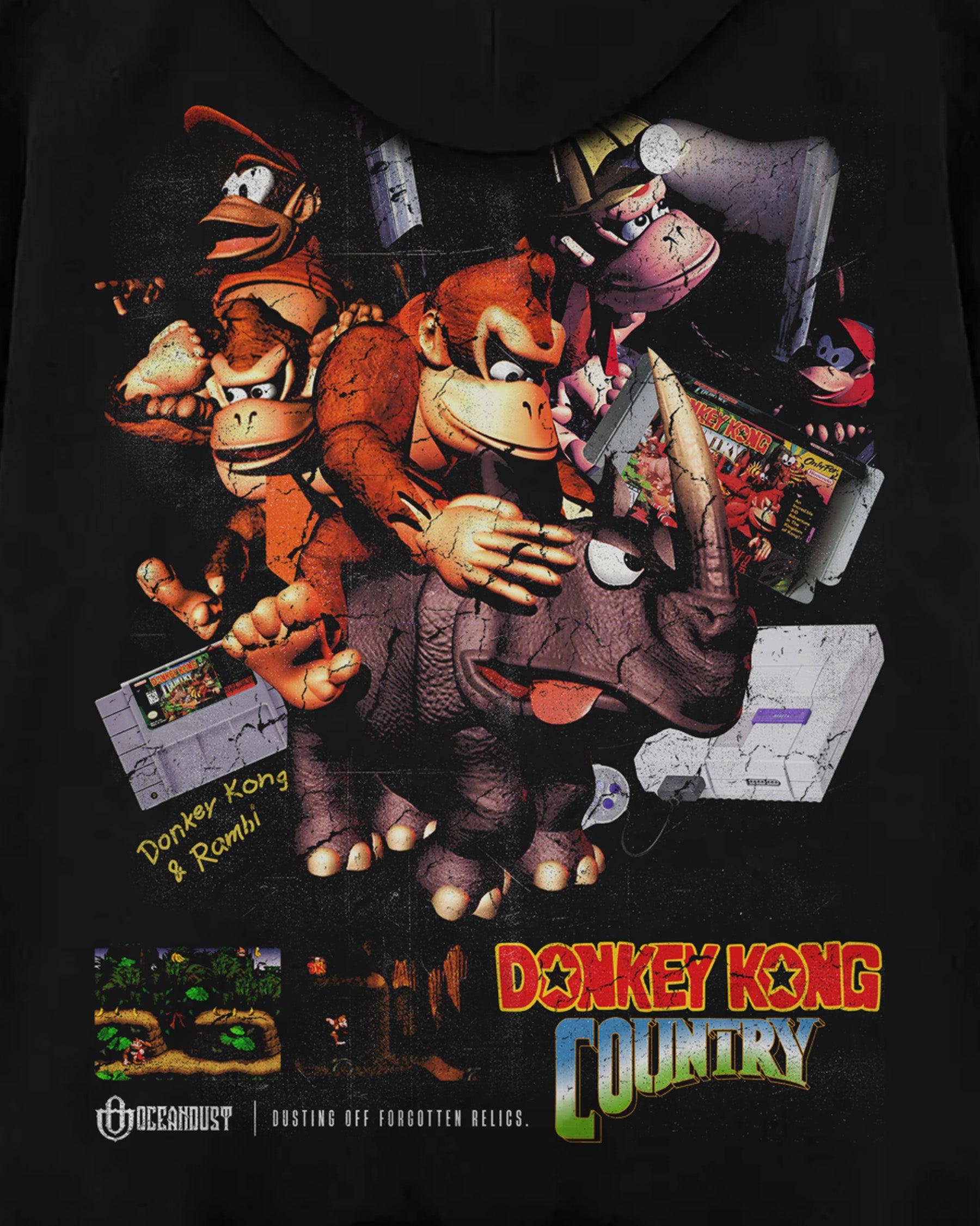 Video Games 'Donkey Kong Country ' Oversized Hoodie