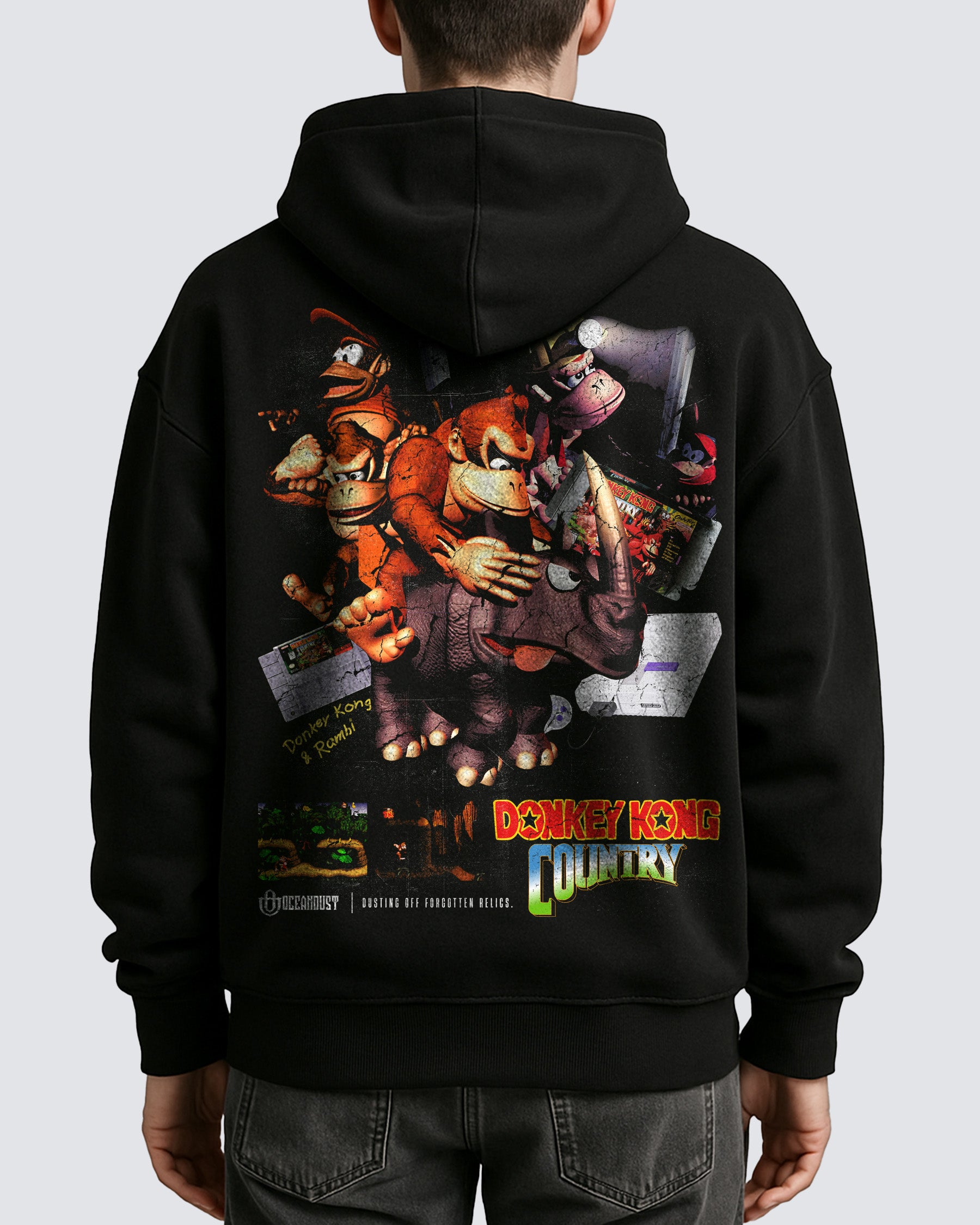 Video Games 'Donkey Kong Country ' Oversized Hoodie