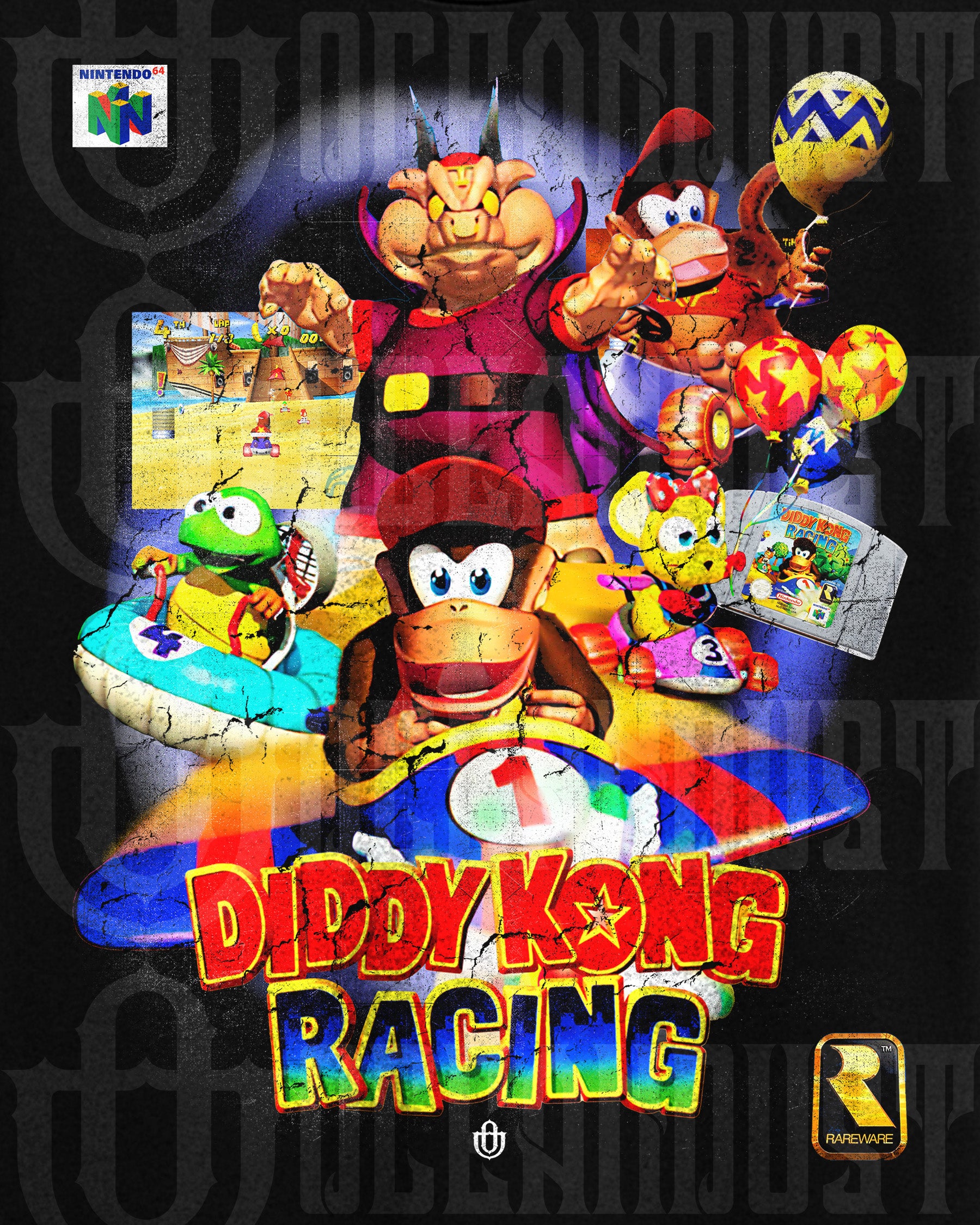 Video Games 'Diddy Kong Racing 64' T-shirt