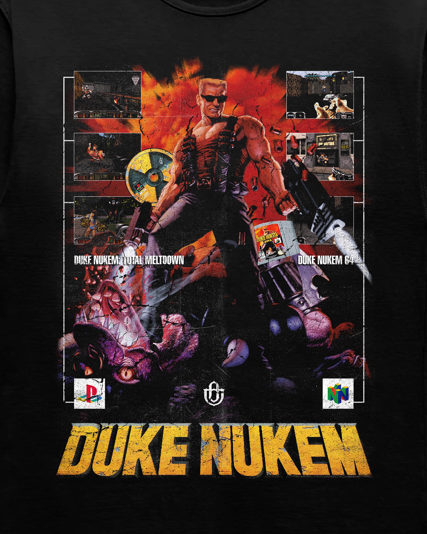 Video Games 'Duke Nukem' Staple T-Shirt